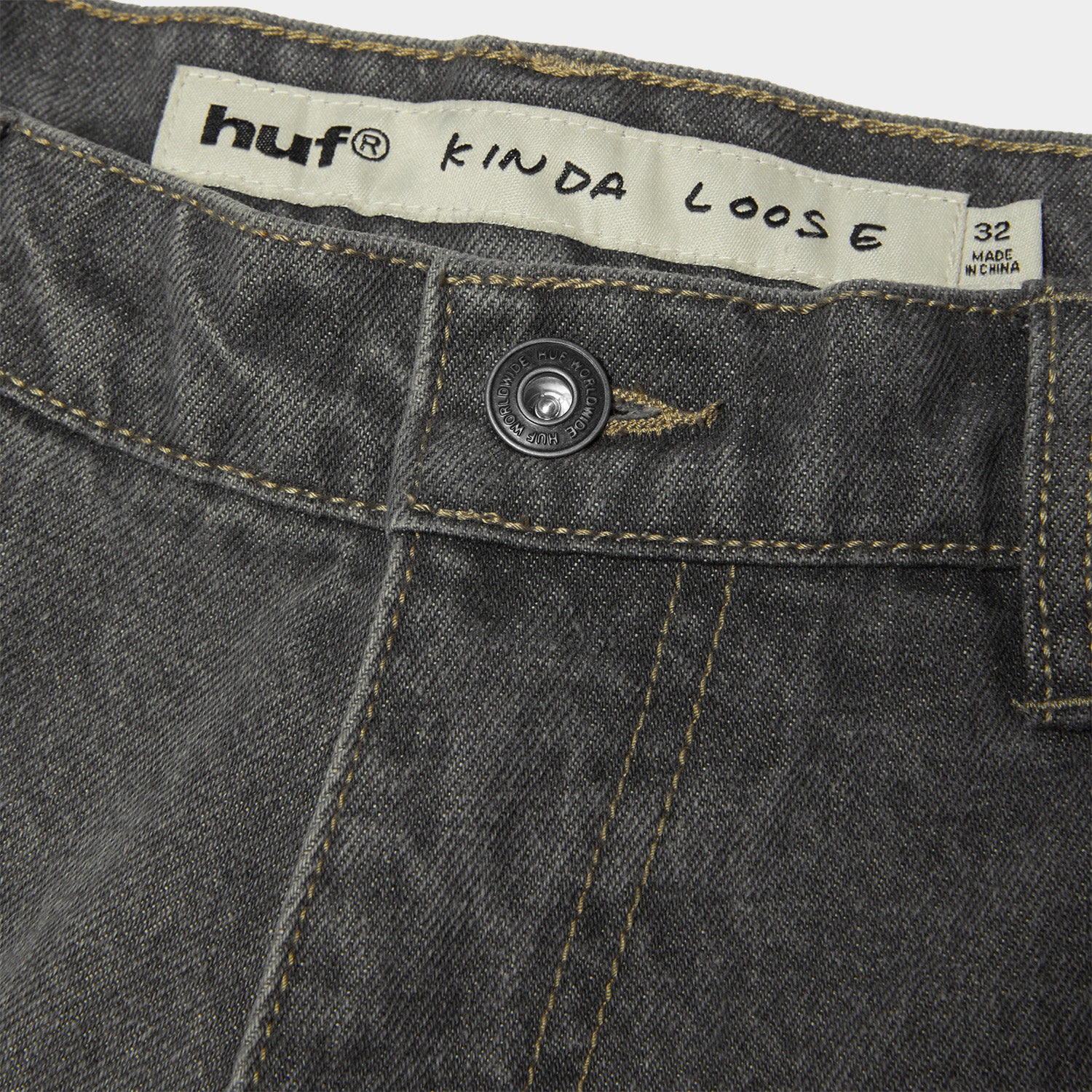 HUF (ハフ) Worldwide JP /PANTS（パンツ）/ KINDA LOOSE DOUBLE KNEES商品 / FROST GRAY