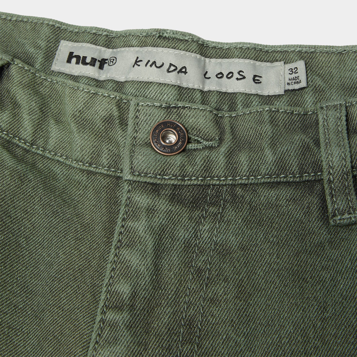 HUF (ハフ) Worldwide JP /PANTS（パンツ）/ KINDA LOOSE DOUBLE KNEES商品 / FROST GRAY