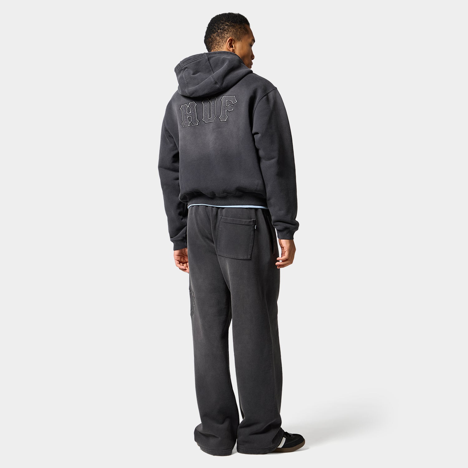 HUF (ハフ) Worldwide JP /PANTS（パンツ）/ ARCH WIDE FLEECE PANT商品 / BLACK