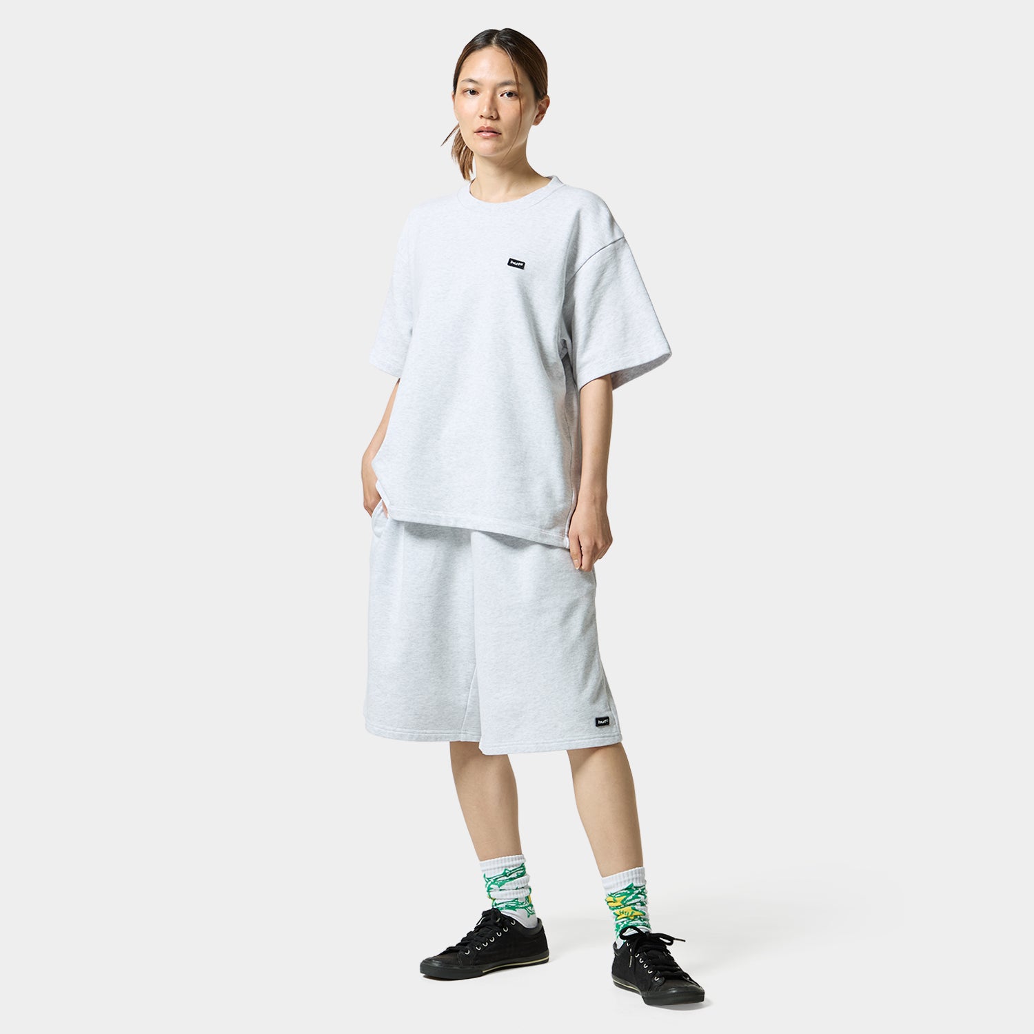 HUF (ハフ) Worldwide JP /SHORTS（ショーツ）/ huf eightynine WASHED FLEECE SHORT商品 / COFFEE
