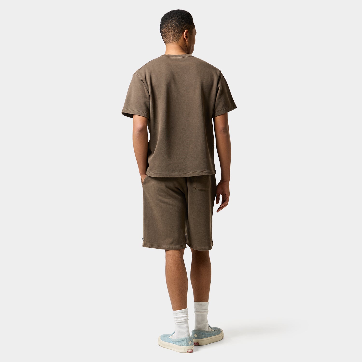 HUF (ハフ) Worldwide JP /SHORTS（ショーツ）/ huf eightynine WASHED FLEECE SHORT商品 / COFFEE