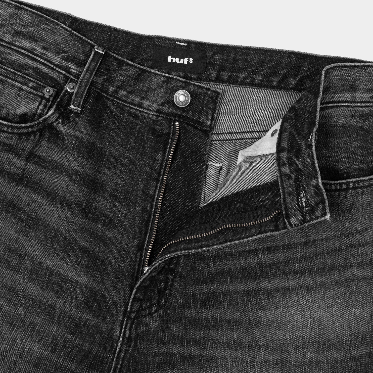 HUF (ハフ) Worldwide JP /SHORTS（ショーツ）/ EXPRESSION WASHED DENIM BAGGY SHORT商品 / WASHED BLACK