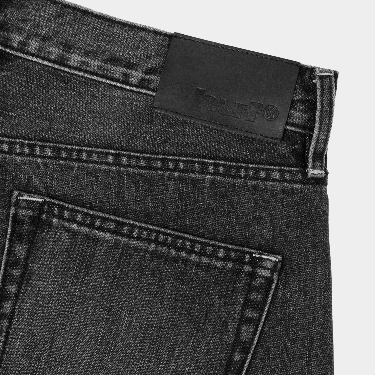 HUF (ハフ) Worldwide JP /SHORTS（ショーツ）/ EXPRESSION WASHED DENIM BAGGY SHORT商品 / WASHED BLACK