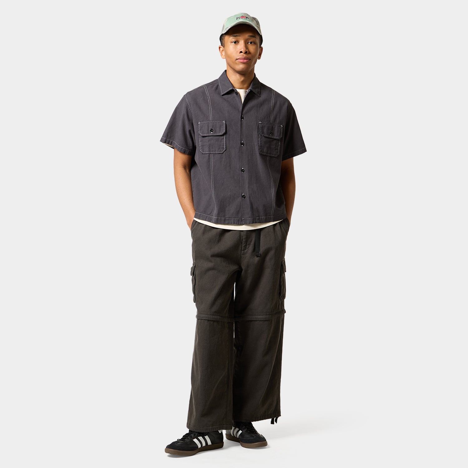 HUF (ハフ) Worldwide JP /PANTS（パンツ）/ huf CO-OP TREK CONVERTIBLE PANT商品 / BLACK