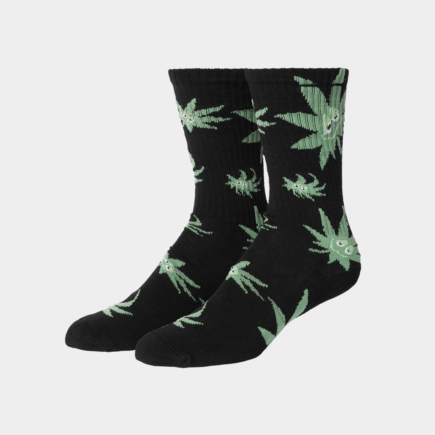 HUF (ハフ) Worldwide JP /SOCKS（ソックス）/ GREEN BUDDY EXHALE SOCKS商品 / WHITE