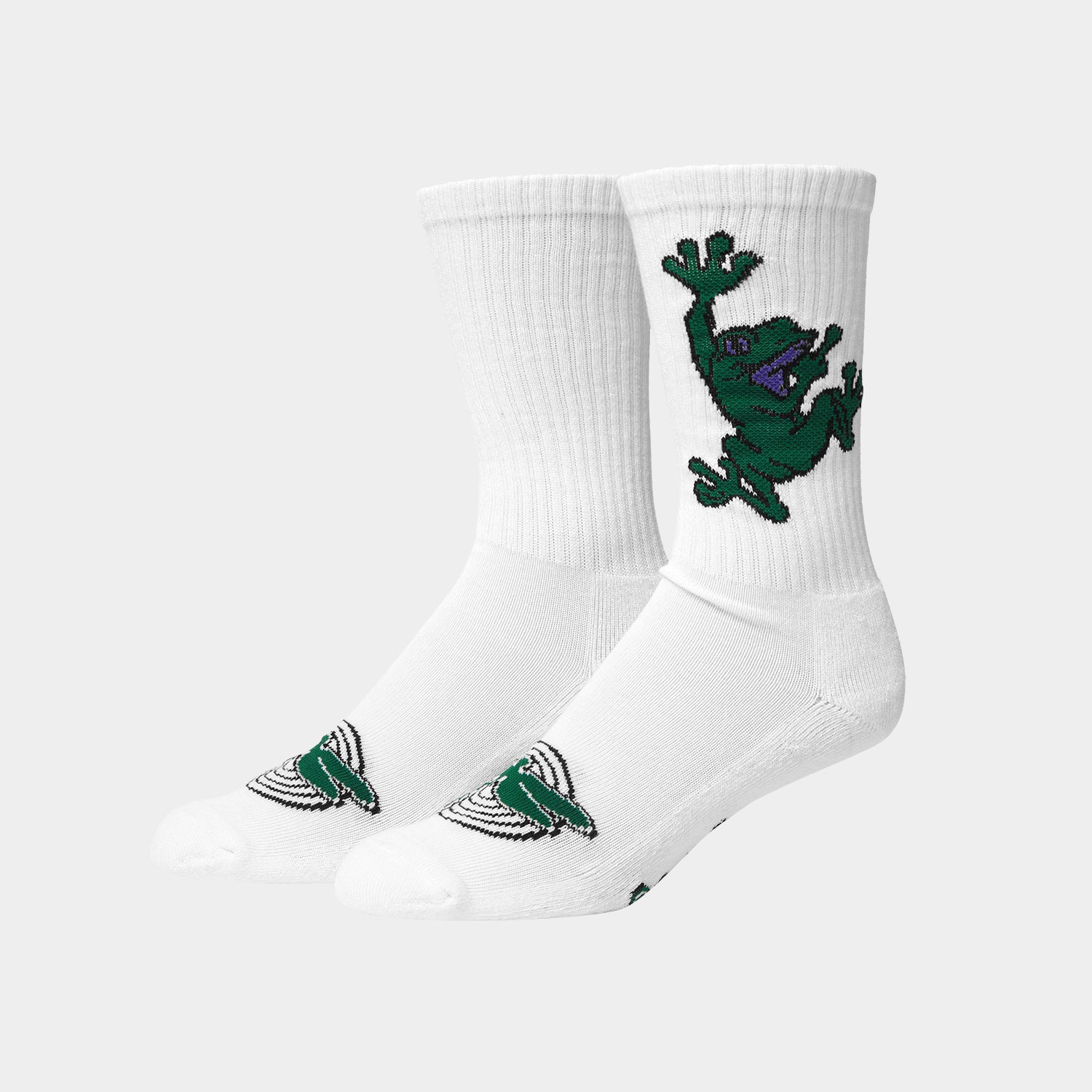 HUF (ハフ) Worldwide JP /SOCKS（ソックス）/ STUCK ON YOU CREW SOCKS商品 / WHITE