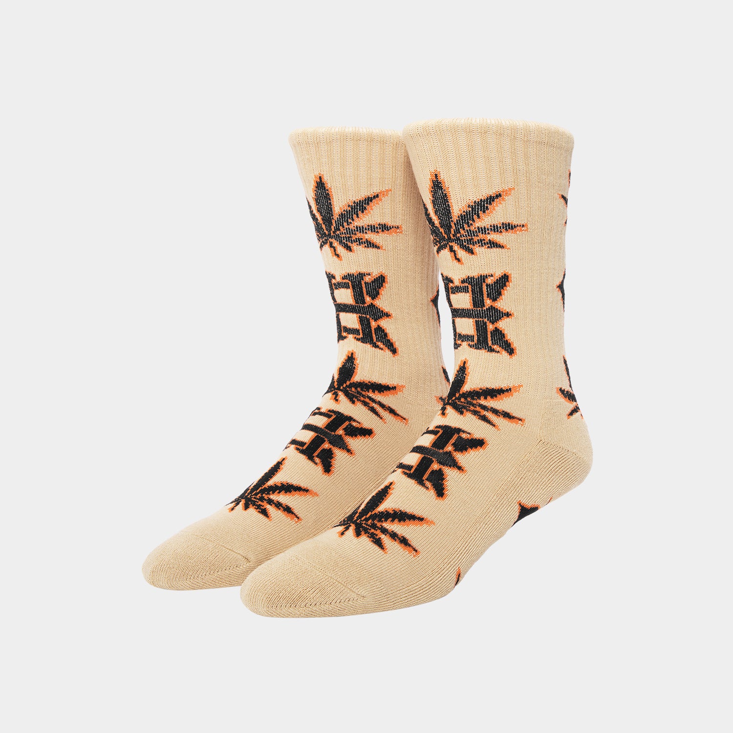 HUF (ハフ) Worldwide JP /SOCKS（ソックス）/ HUF X EVISEN SKATEBOARDS LOGO SOCKS商品 / BLACK