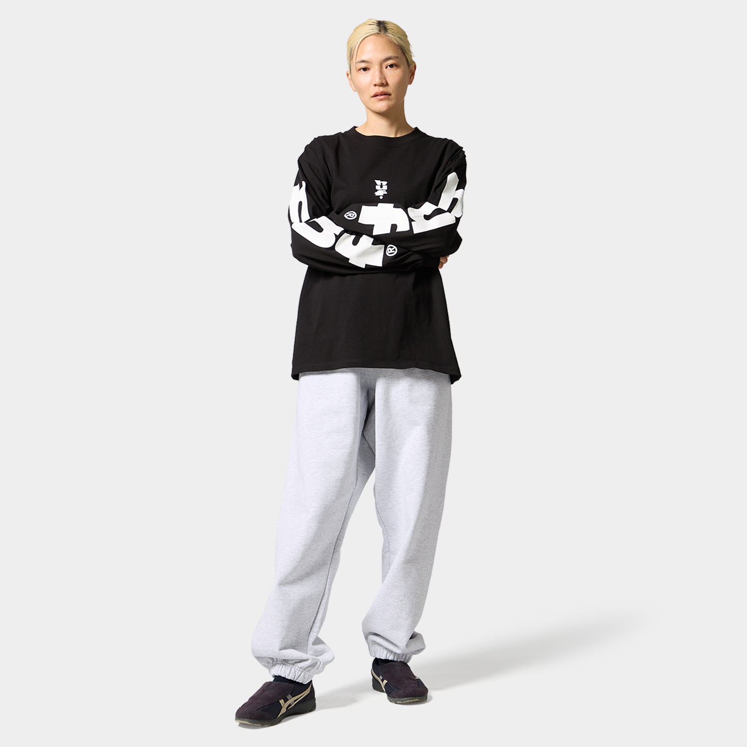 HUF (ハフ) Worldwide JP /T-SHIRTS（Tシャツ）/ MEGABLAST LS TEE商品 / NAVY