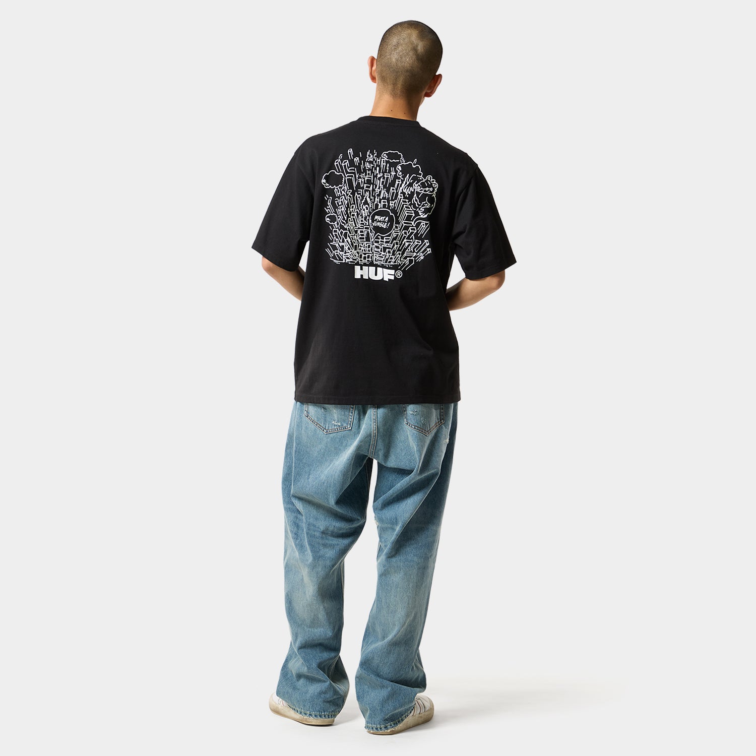 HUF (ハフ) Worldwide JP /T-SHIRTS（Tシャツ）/ WHAT A JUNGLE TEE商品 / BLACK