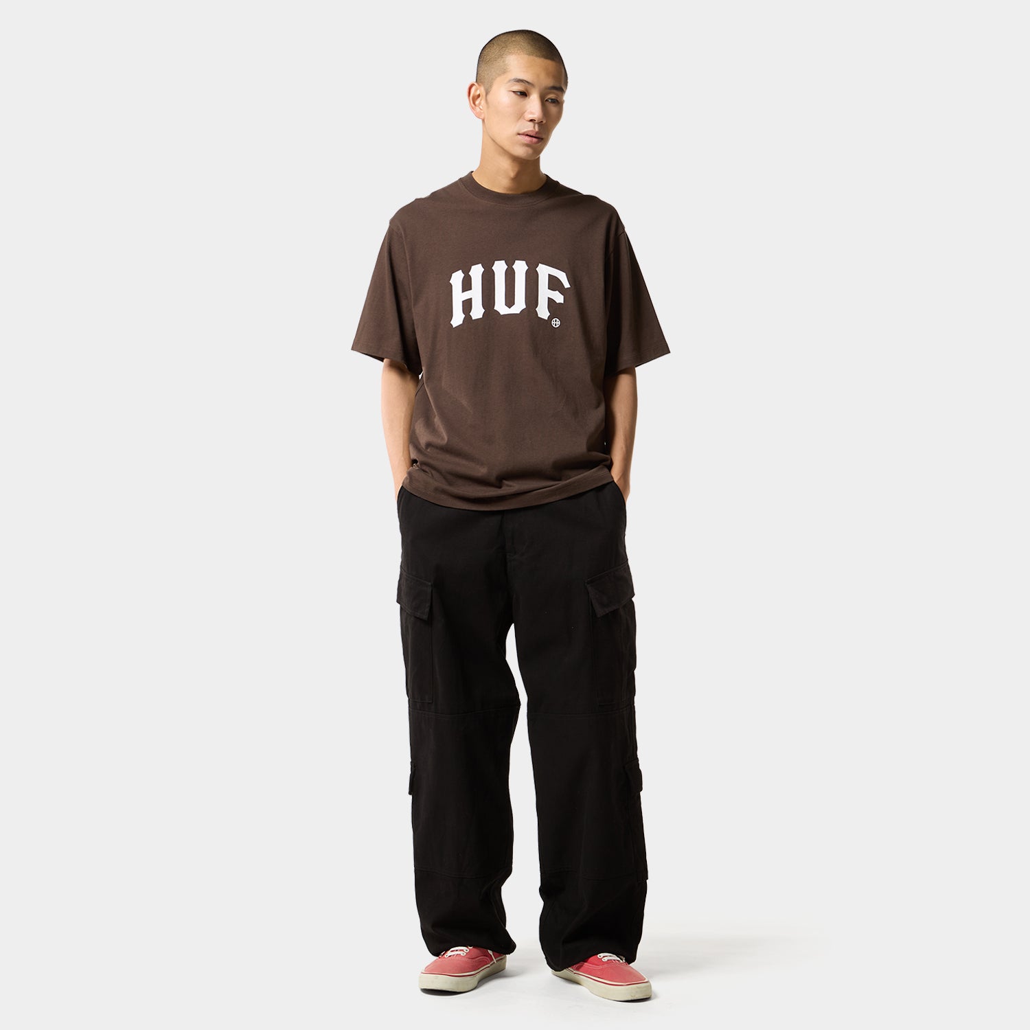 HUF (ハフ) Worldwide JP /T-SHIRTS（Tシャツ）/ ARCH TEE商品 / FOREST GREEN