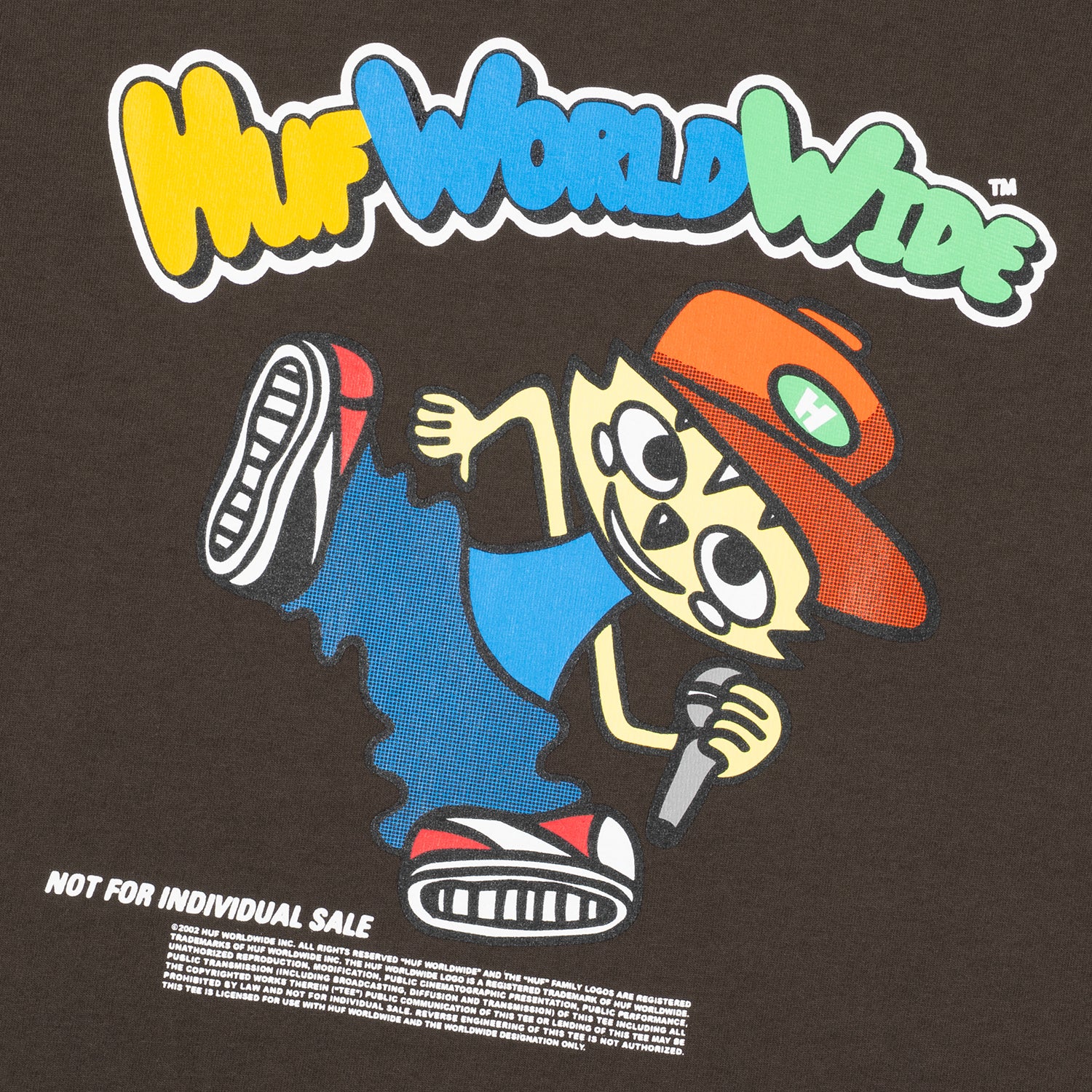 HUF (ハフ) Worldwide JP /T-SHIRTS（Tシャツ）/ CHOP KICK BLOCK TEE商品 / BISON