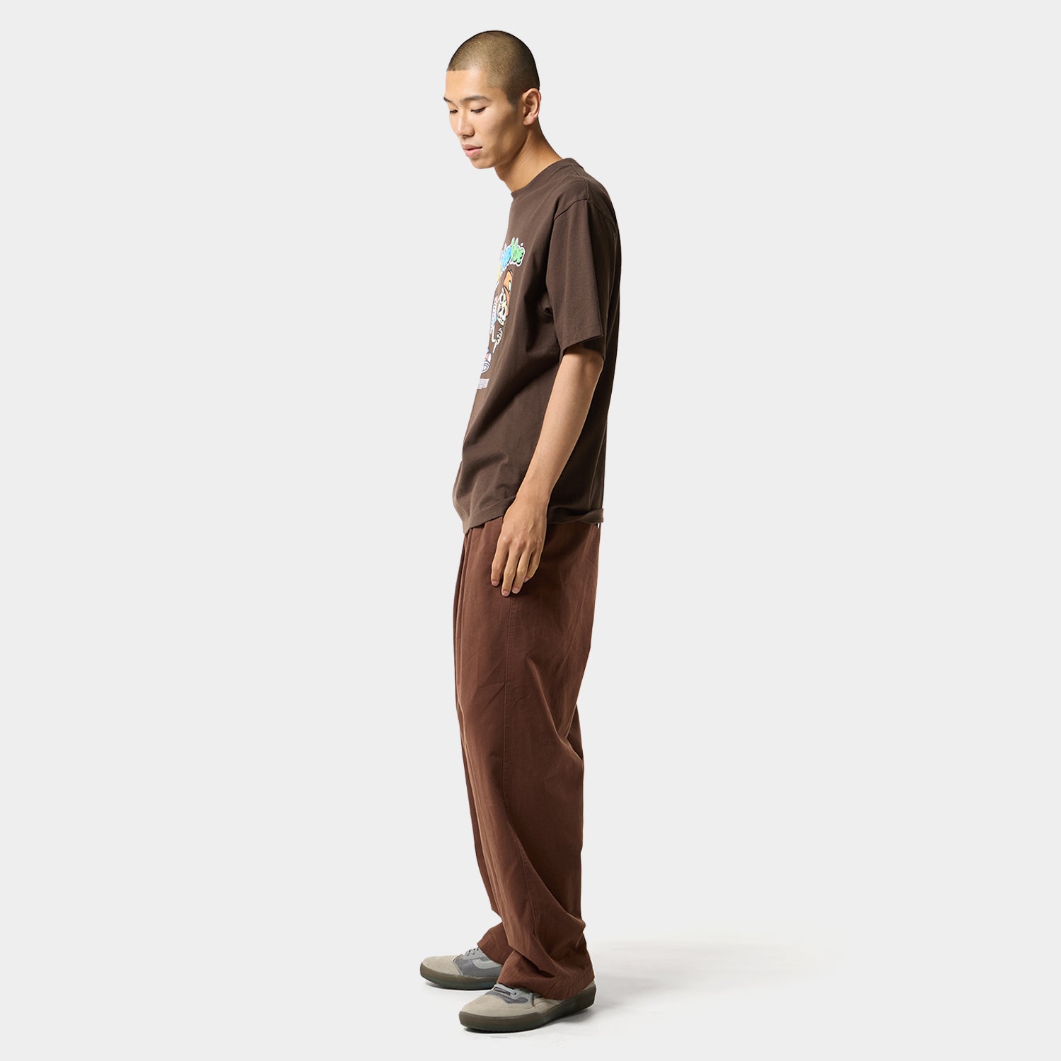 HUF (ハフ) Worldwide JP /T-SHIRTS（Tシャツ）/ CHOP KICK BLOCK TEE商品 / BISON