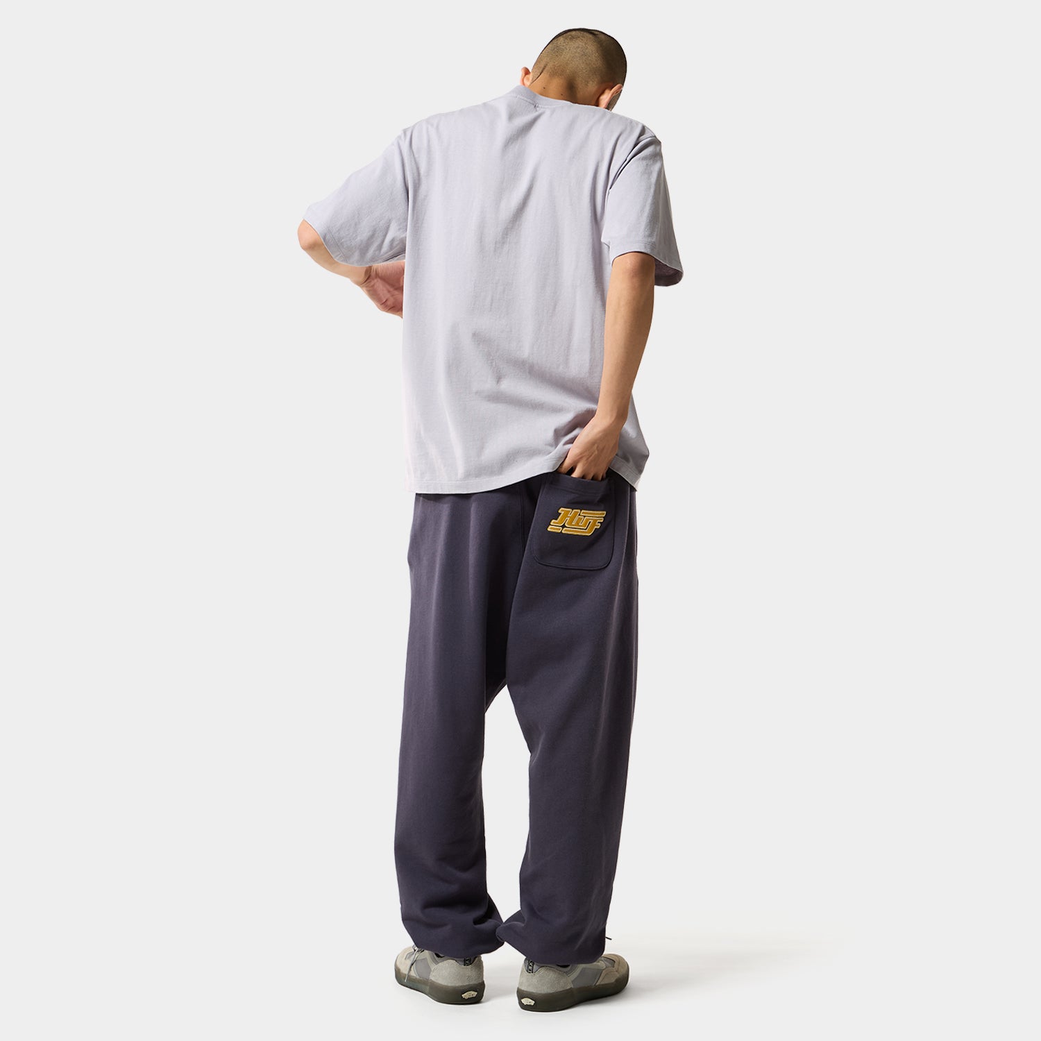 HUF (ハフ) Worldwide JP /T-SHIRTS（Tシャツ）/ BLOCKS TEE商品 / LILAC CHALK