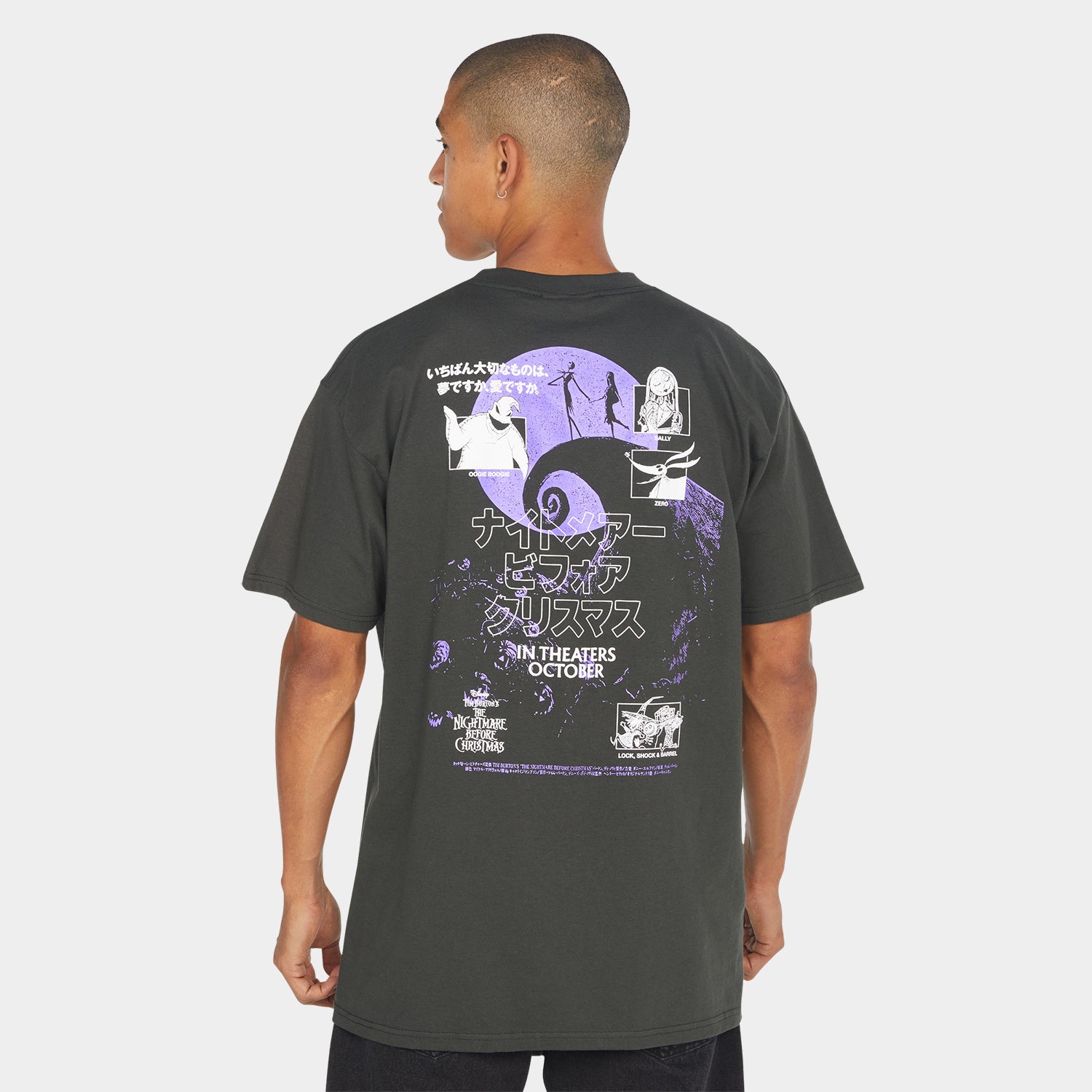 HUF (ハフ) Worldwide JP /T-SHIRTS（Tシャツ）/ HUF X NIGHTMARE BEFORE CHRISTMAS TEE商品 / VINTAGE BLACK