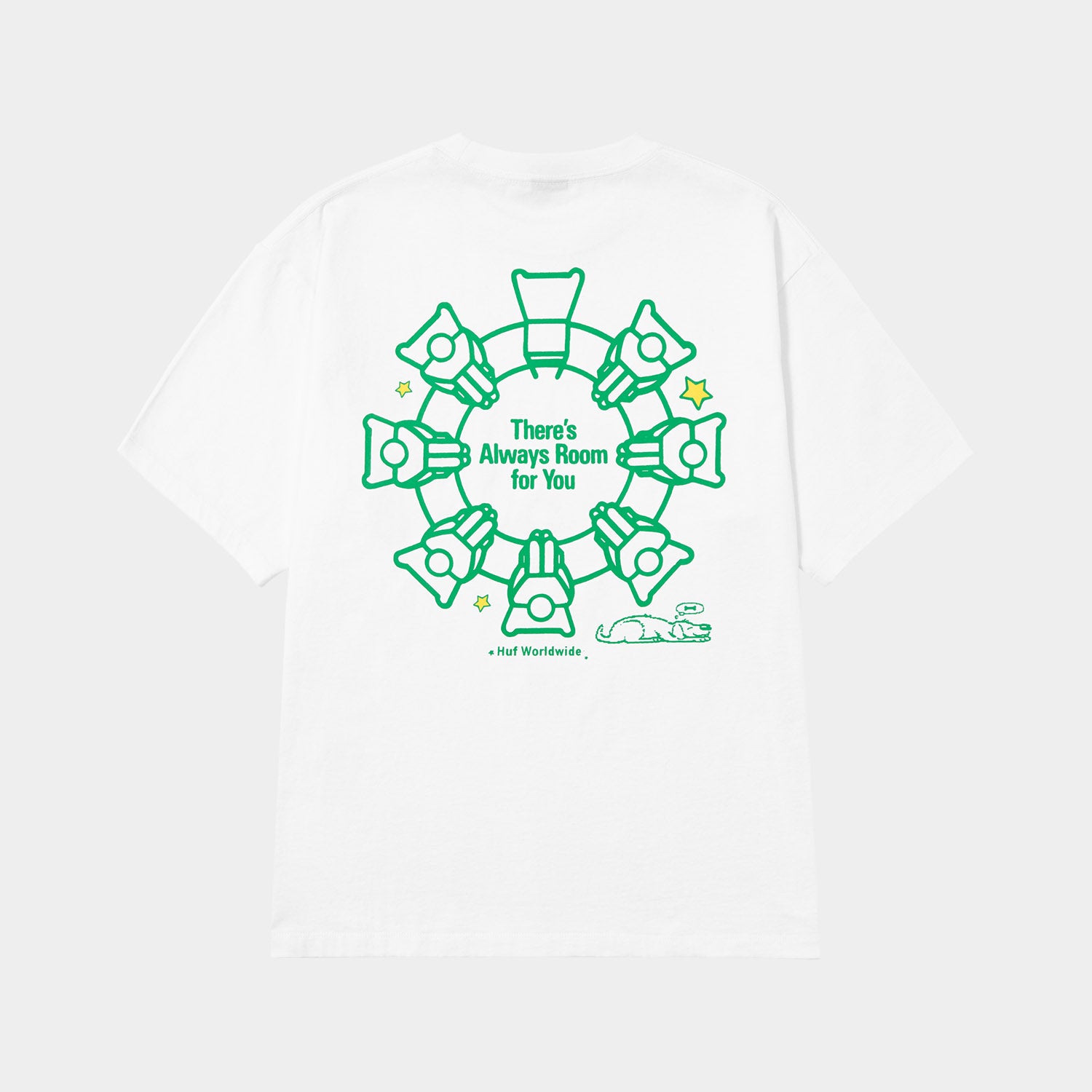HUF (ハフ) Worldwide JP /T-SHIRTS（Tシャツ）/ FANTASIES TEE商品 / WHITE