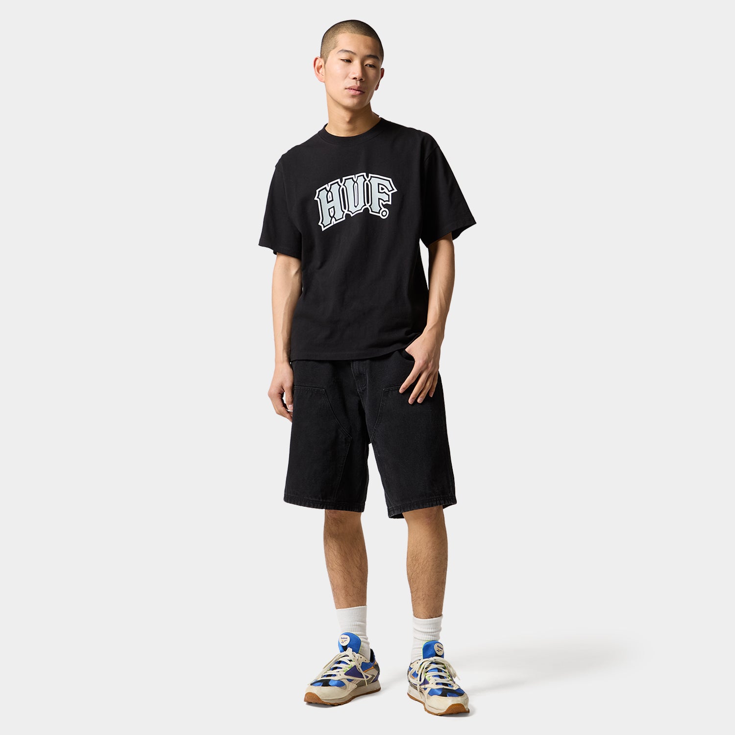 HUF (ハフ) Worldwide JP /T-SHIRTS（Tシャツ）/ CLASSIC ARCH TEE商品 / NAVY