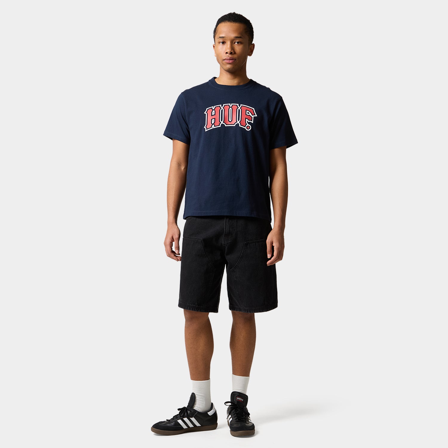 HUF (ハフ) Worldwide JP /T-SHIRTS（Tシャツ）/ CLASSIC ARCH TEE商品 / NAVY