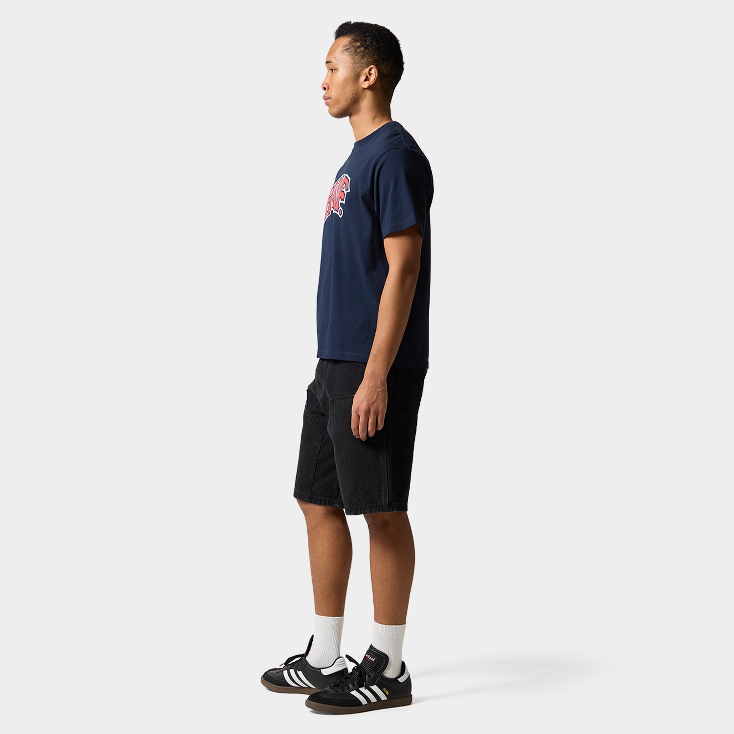 HUF (ハフ) Worldwide JP /T-SHIRTS（Tシャツ）/ CLASSIC ARCH TEE商品 / NAVY