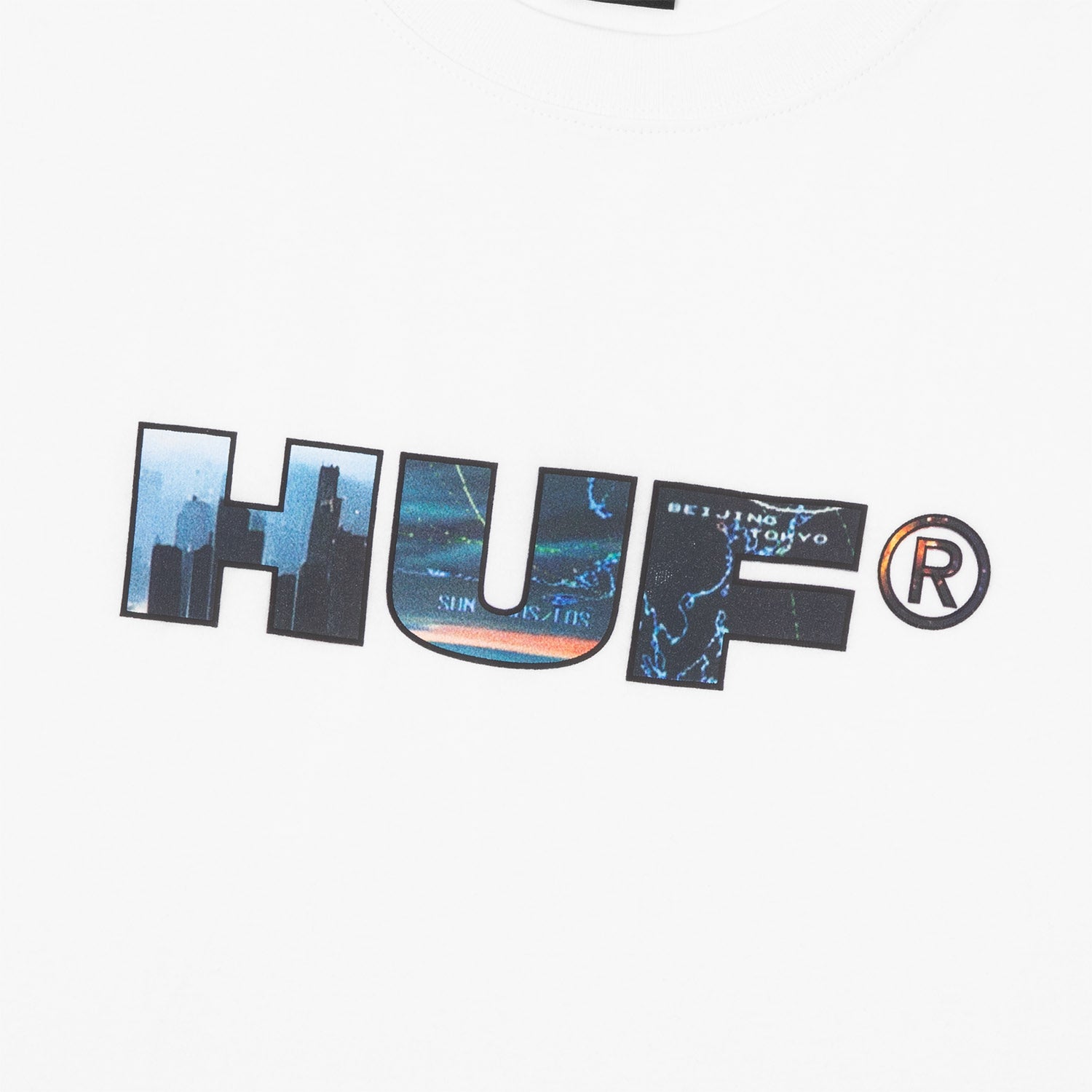 HUF (ハフ) Worldwide JP /T-SHIRTS（Tシャツ）/ FLIGHT PATH TEE商品 / BLACK
