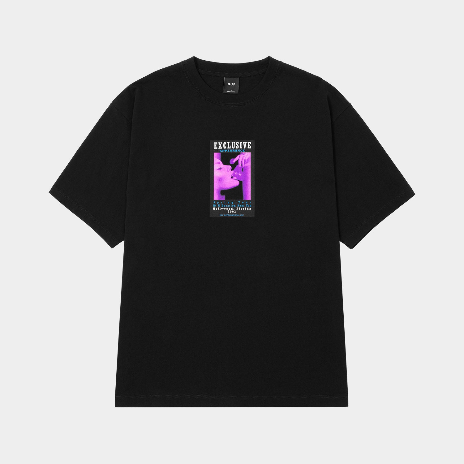HUF (ハフ) Worldwide JP /T-SHIRTS（Tシャツ）/ EXCLUSIVE APPEARANCE TEE商品 / BLACK