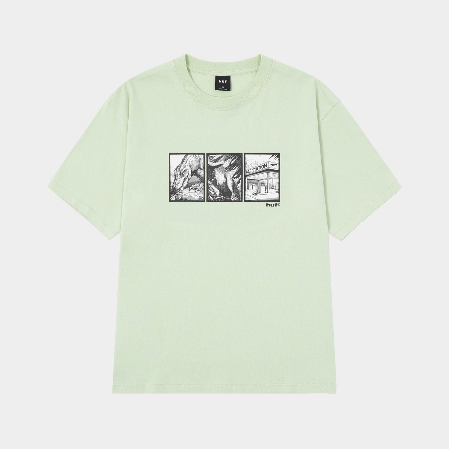HUF (ハフ) Worldwide JP /T-SHIRTS（Tシャツ）/ FOSSIL FUEL TEE商品 / CUCUMBER