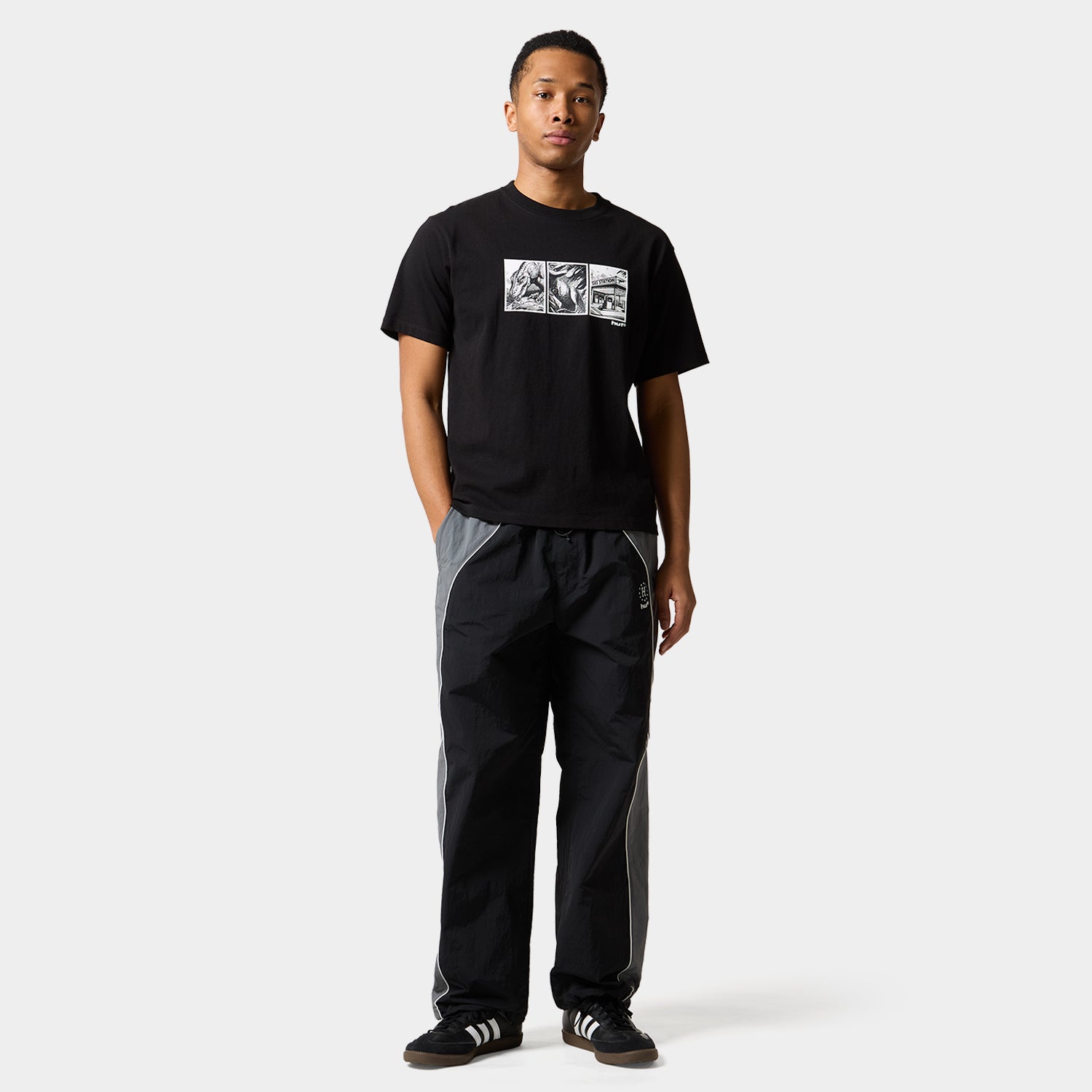 HUF (ハフ) Worldwide JP /T-SHIRTS（Tシャツ）/ FOSSIL FUEL TEE商品 / CUCUMBER