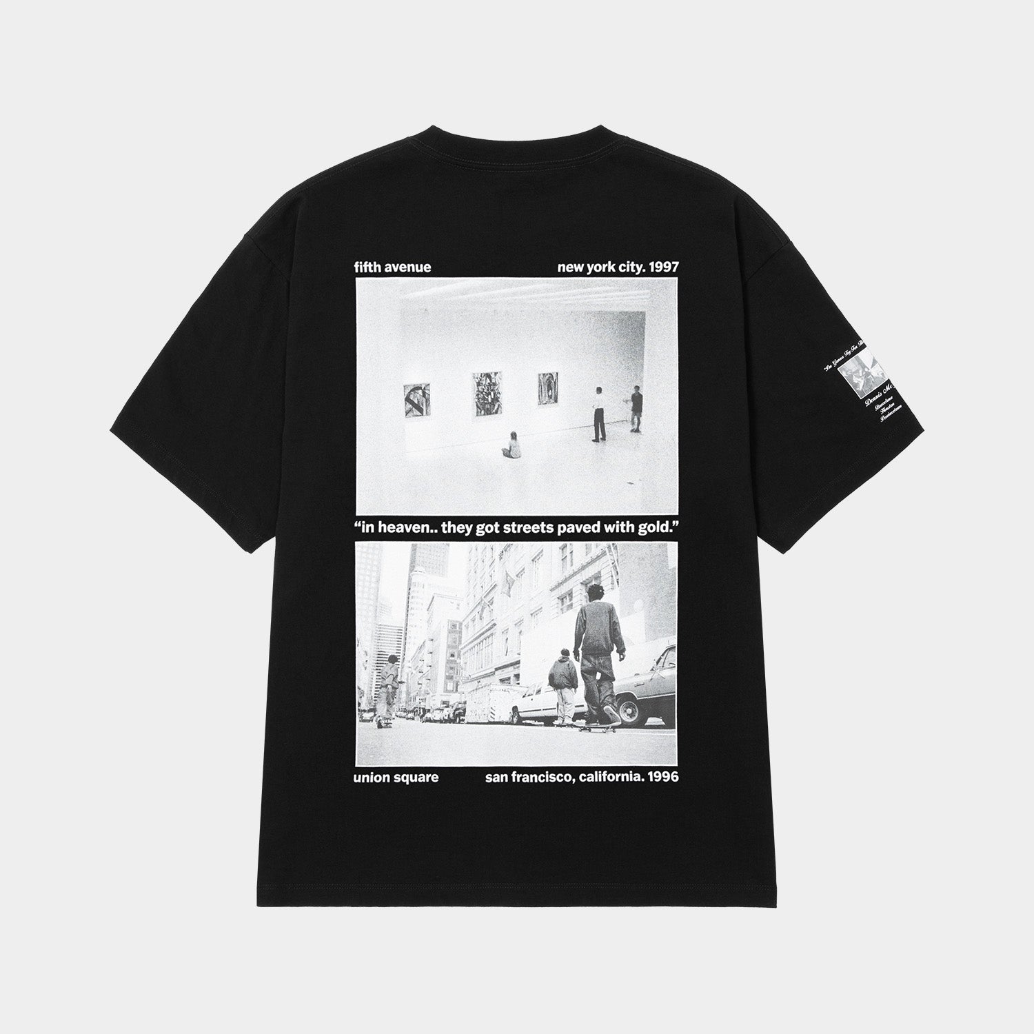 HUF (ハフ) Worldwide JP /T-SHIRTS（Tシャツ）/ PAVED WITH GOLD TEE商品 / BLACK