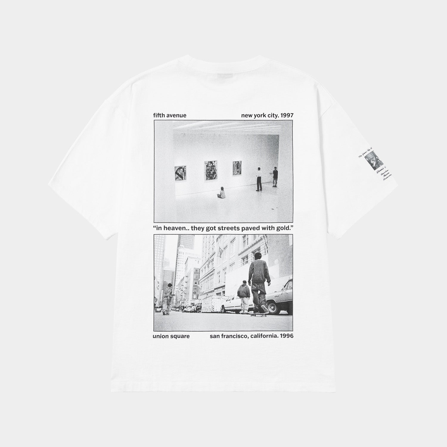 HUF (ハフ) Worldwide JP /T-SHIRTS（Tシャツ）/ PAVED WITH GOLD TEE商品 / BLACK