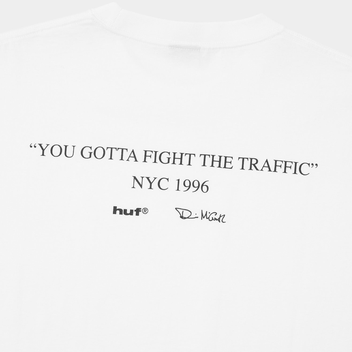 HUF (ハフ) Worldwide JP /T-SHIRTS（Tシャツ）/ FIGHT THE TRAFFIC TEE商品 / WHITE
