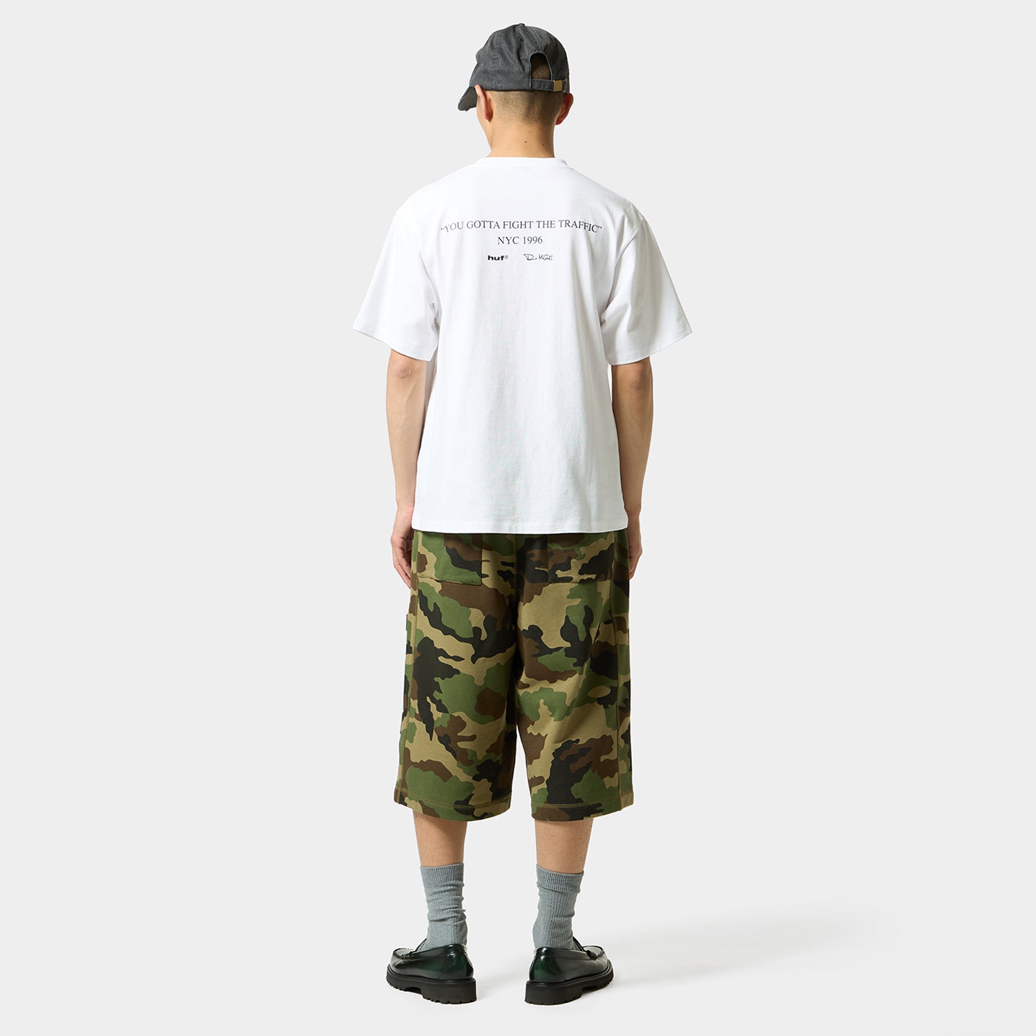 HUF (ハフ) Worldwide JP /T-SHIRTS（Tシャツ）/ FIGHT THE TRAFFIC TEE商品 / WHITE