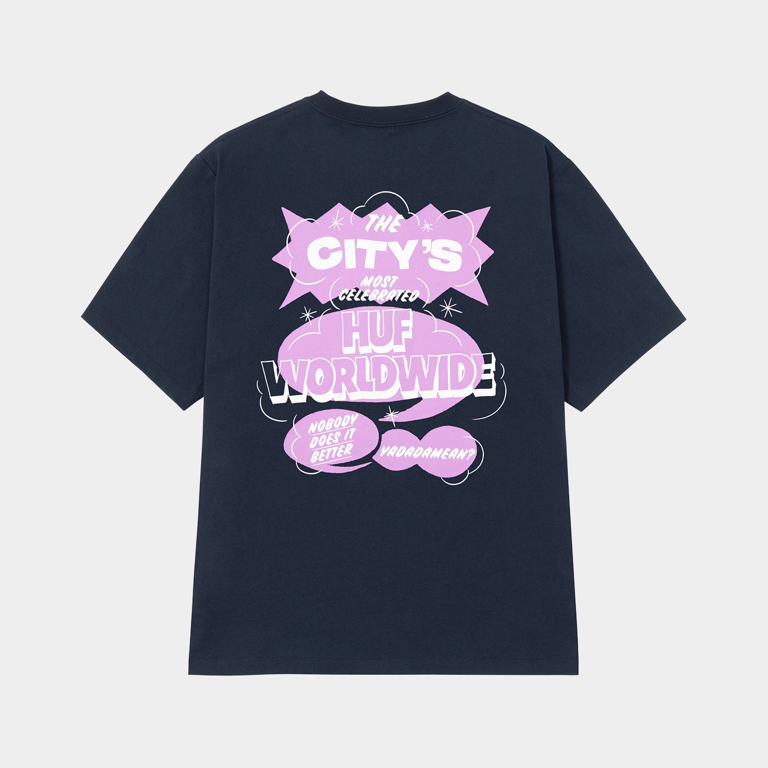 HUF (ハフ) Worldwide JP /T-SHIRTS（Tシャツ）/ YADAMEAN TEE商品 / NAVY