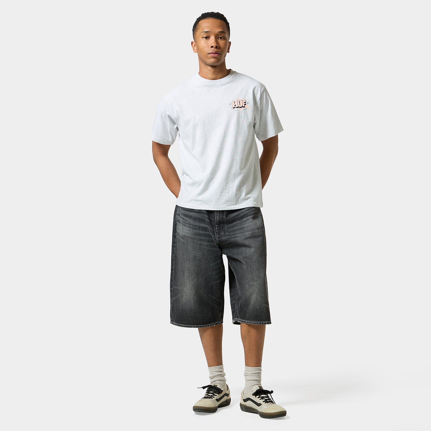 HUF (ハフ) Worldwide JP /T-SHIRTS（Tシャツ）/ YADAMEAN TEE商品 / NAVY
