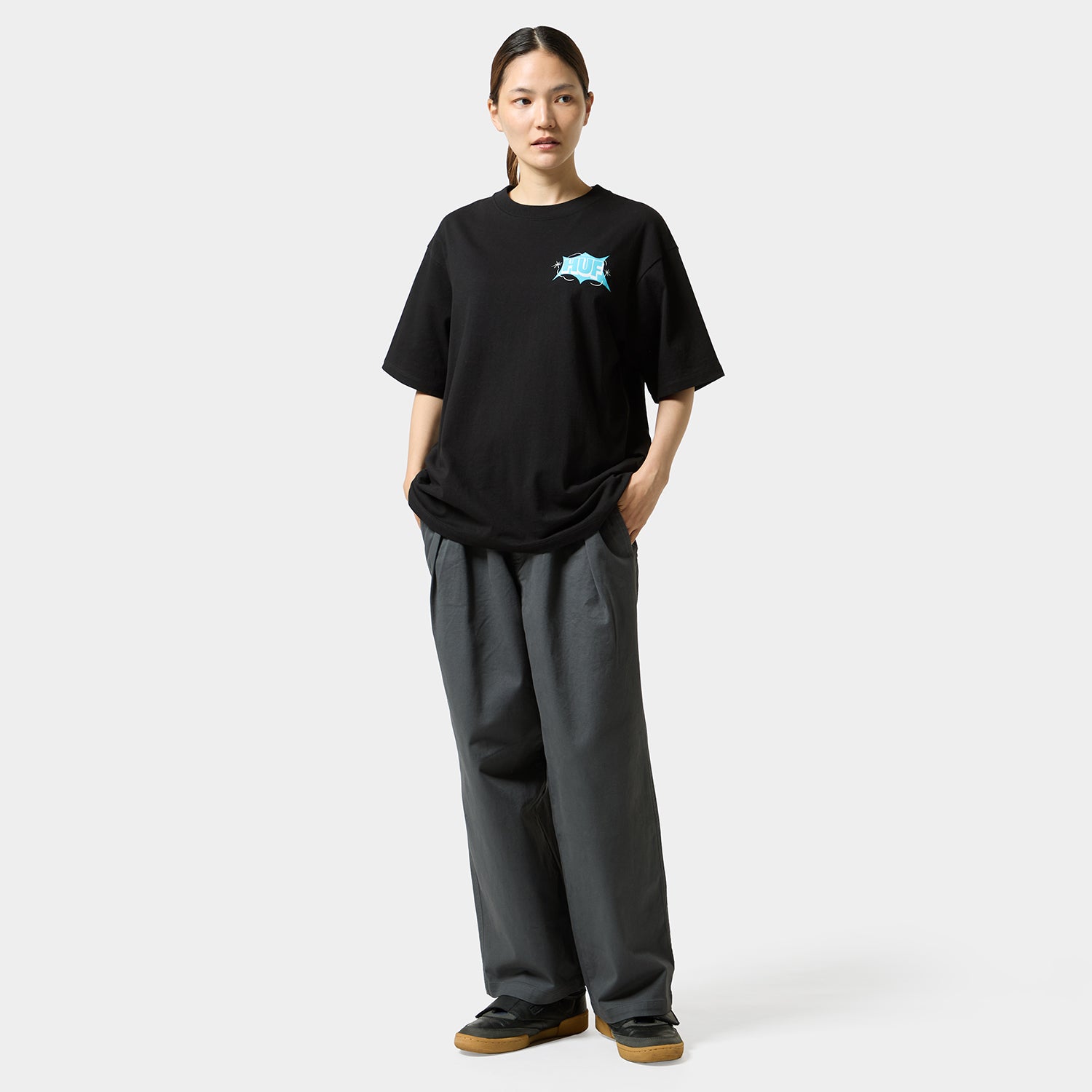 HUF (ハフ) Worldwide JP /T-SHIRTS（Tシャツ）/ YADAMEAN TEE商品 / NAVY