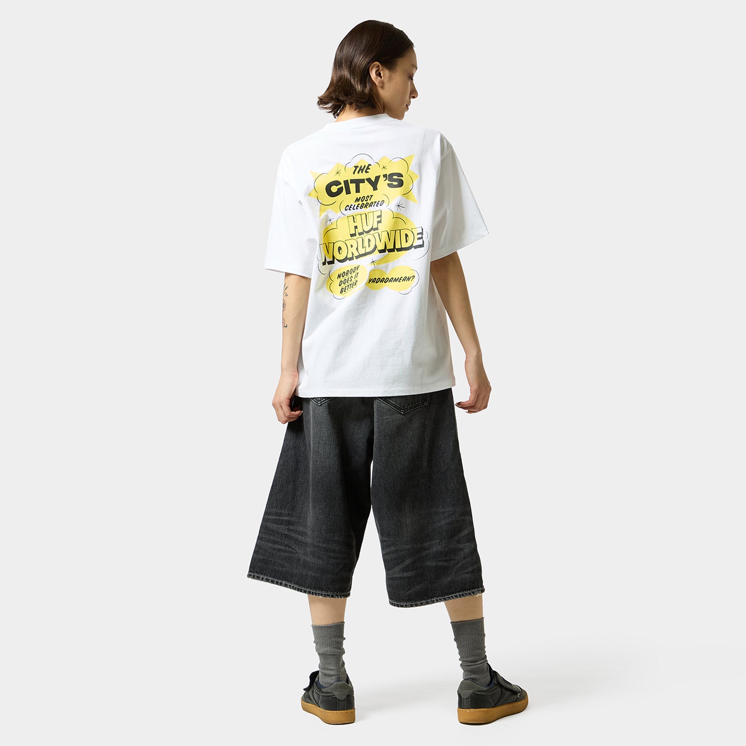 HUF (ハフ) Worldwide JP /T-SHIRTS（Tシャツ）/ YADAMEAN TEE商品 / NAVY