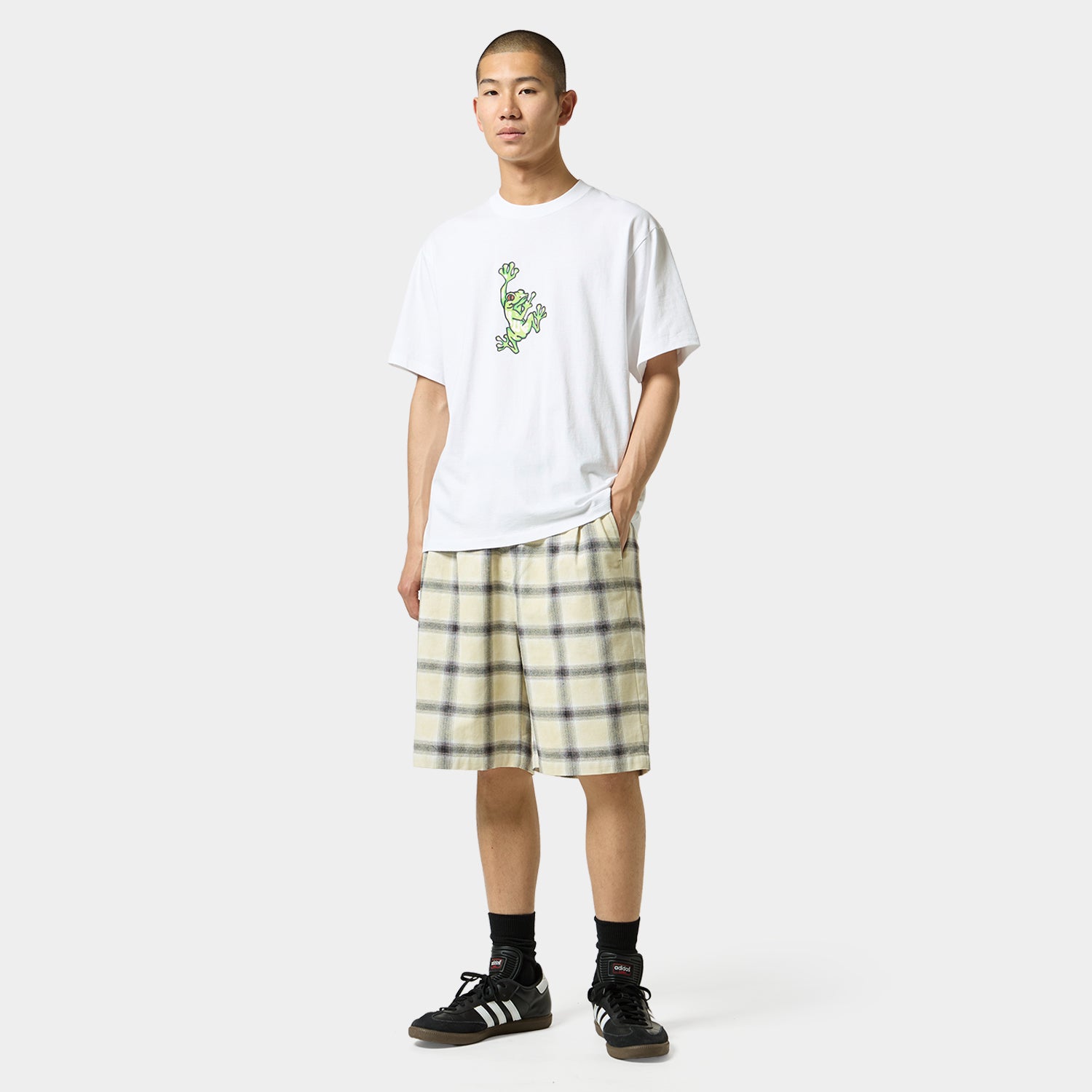 HUF (ハフ) Worldwide JP /T-SHIRTS（Tシャツ）/ STUCK ON YOU TEE商品 / WHITE