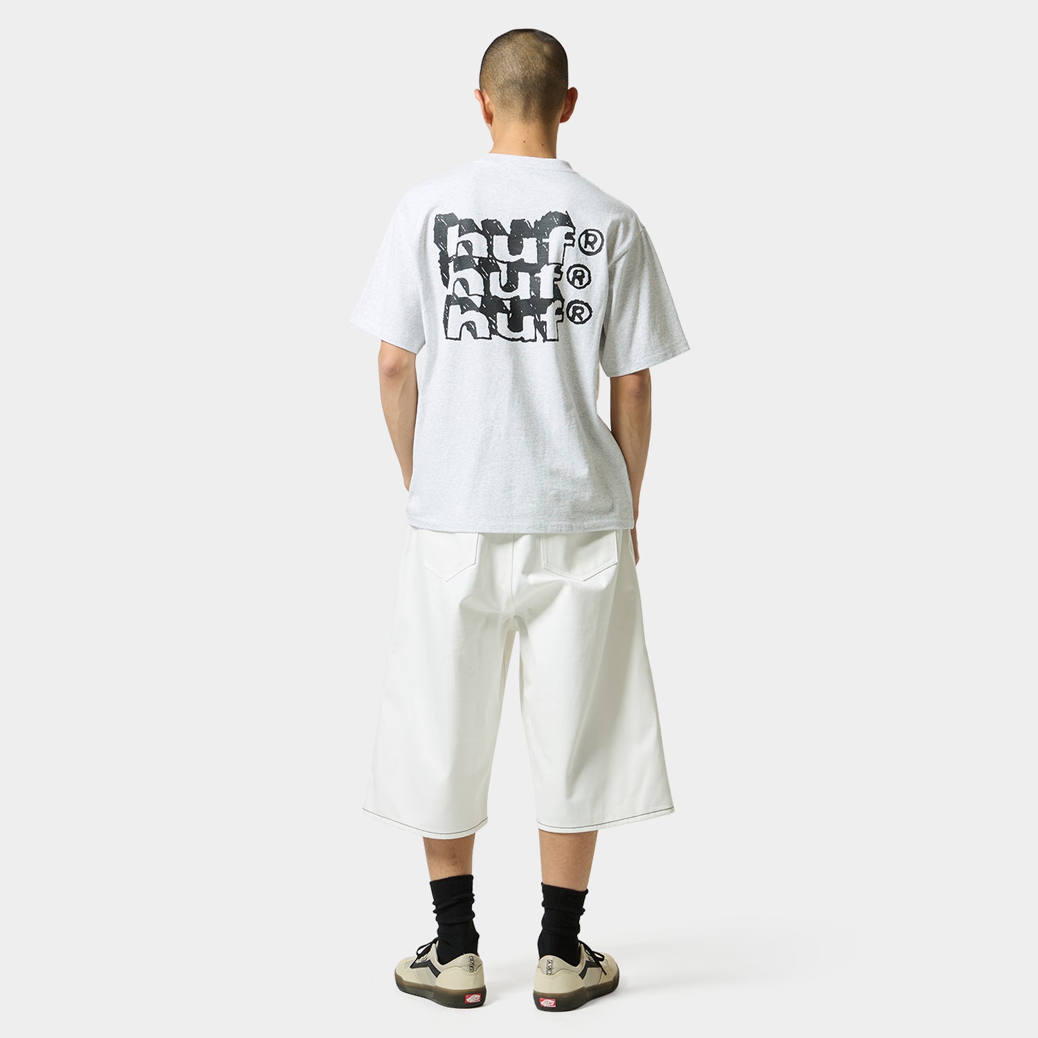 HUF (ハフ) Worldwide JP /T-SHIRTS（Tシャツ）/ HAND STACKED TEE商品 / MUSTARD