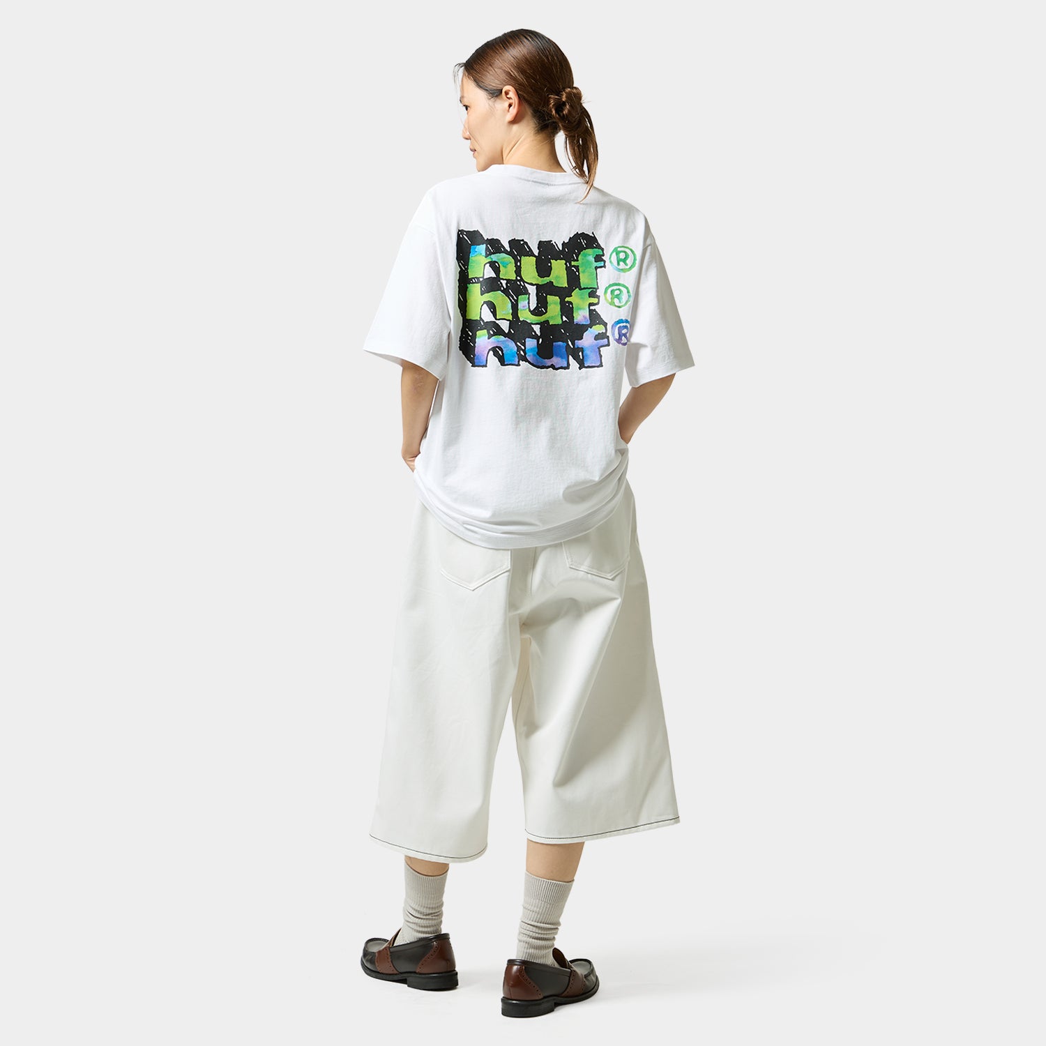 HUF (ハフ) Worldwide JP /T-SHIRTS（Tシャツ）/ HAND STACKED TEE商品 / MUSTARD