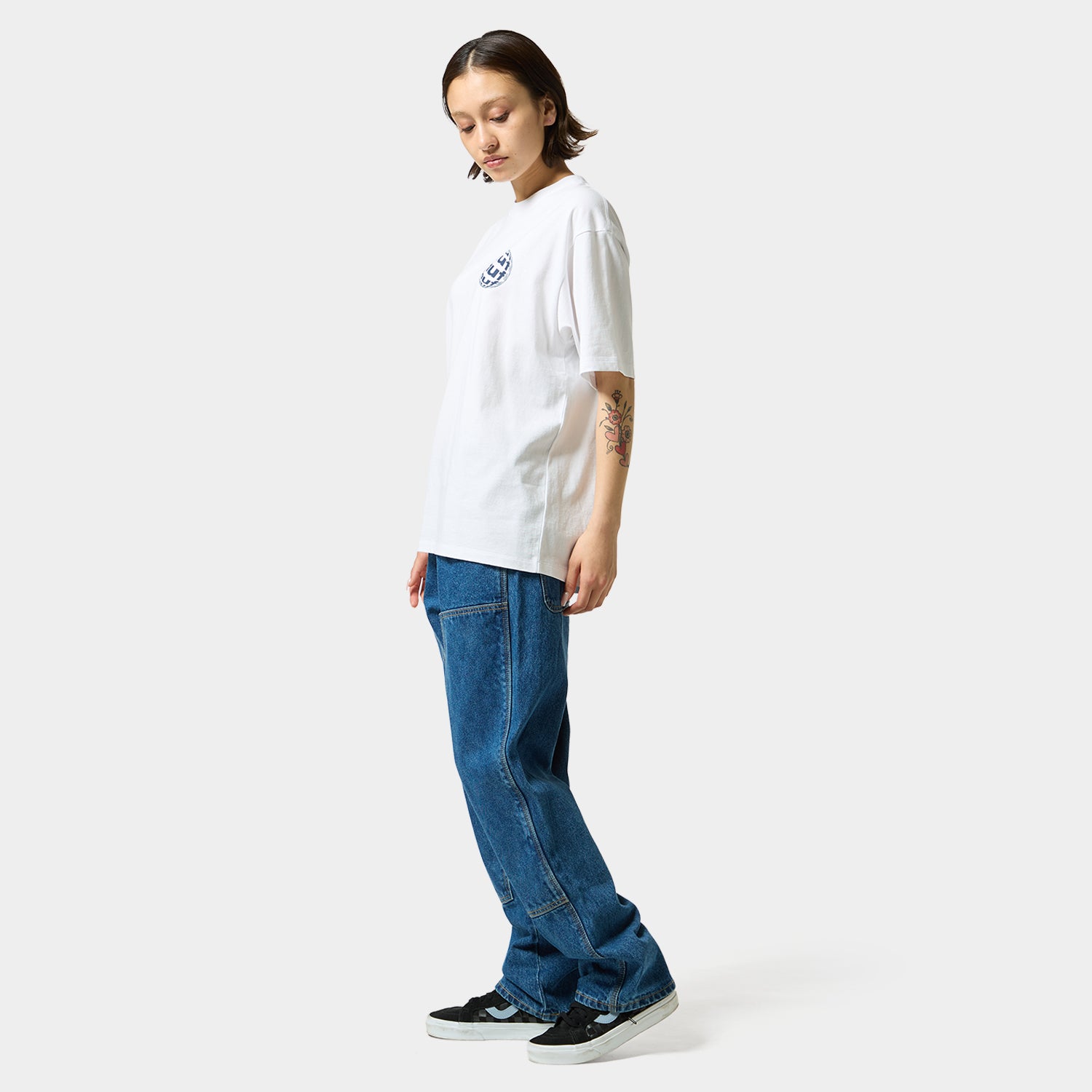 HUF (ハフ) Worldwide JP /T-SHIRTS（Tシャツ）/ WIDE ANGLE TEE商品 / WHITE
