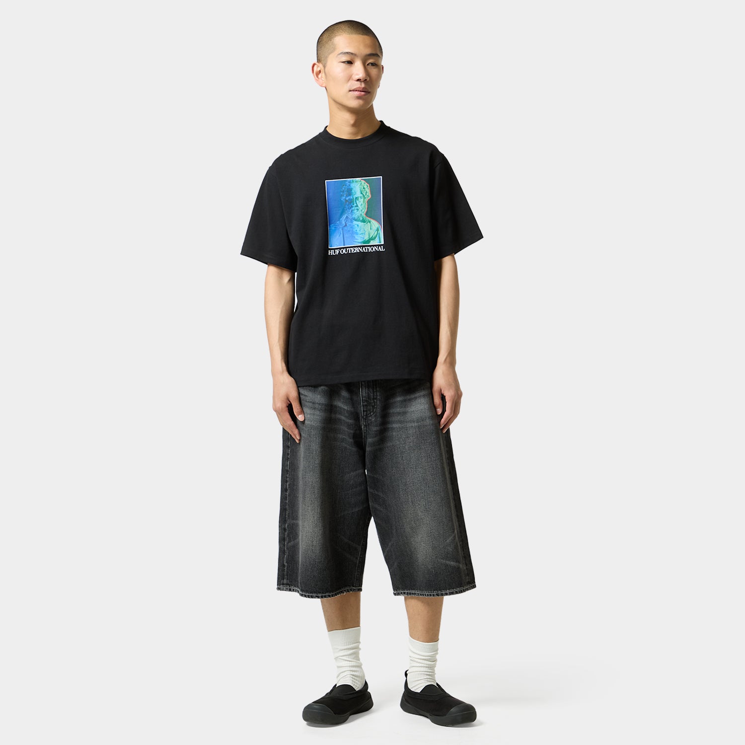 HUF (ハフ) Worldwide JP /T-SHIRTS（Tシャツ）/ HIGHER EDUCATION TEE商品 / WHITE