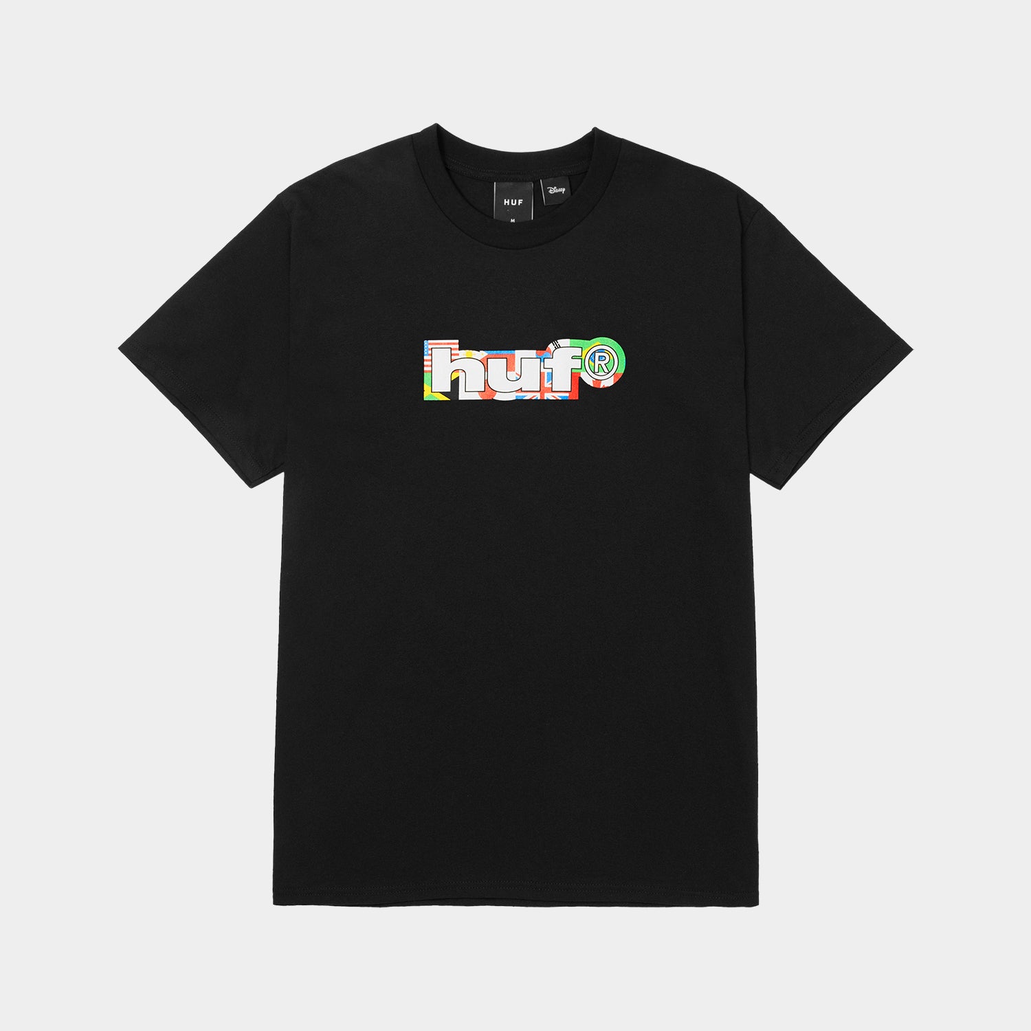 HUF (ハフ) Worldwide JP /T-SHIRTS（Tシャツ）/ DISNEY | HUF MICKEY WORLD TOUR SILHOUETTE TEE商品 / BLACK
