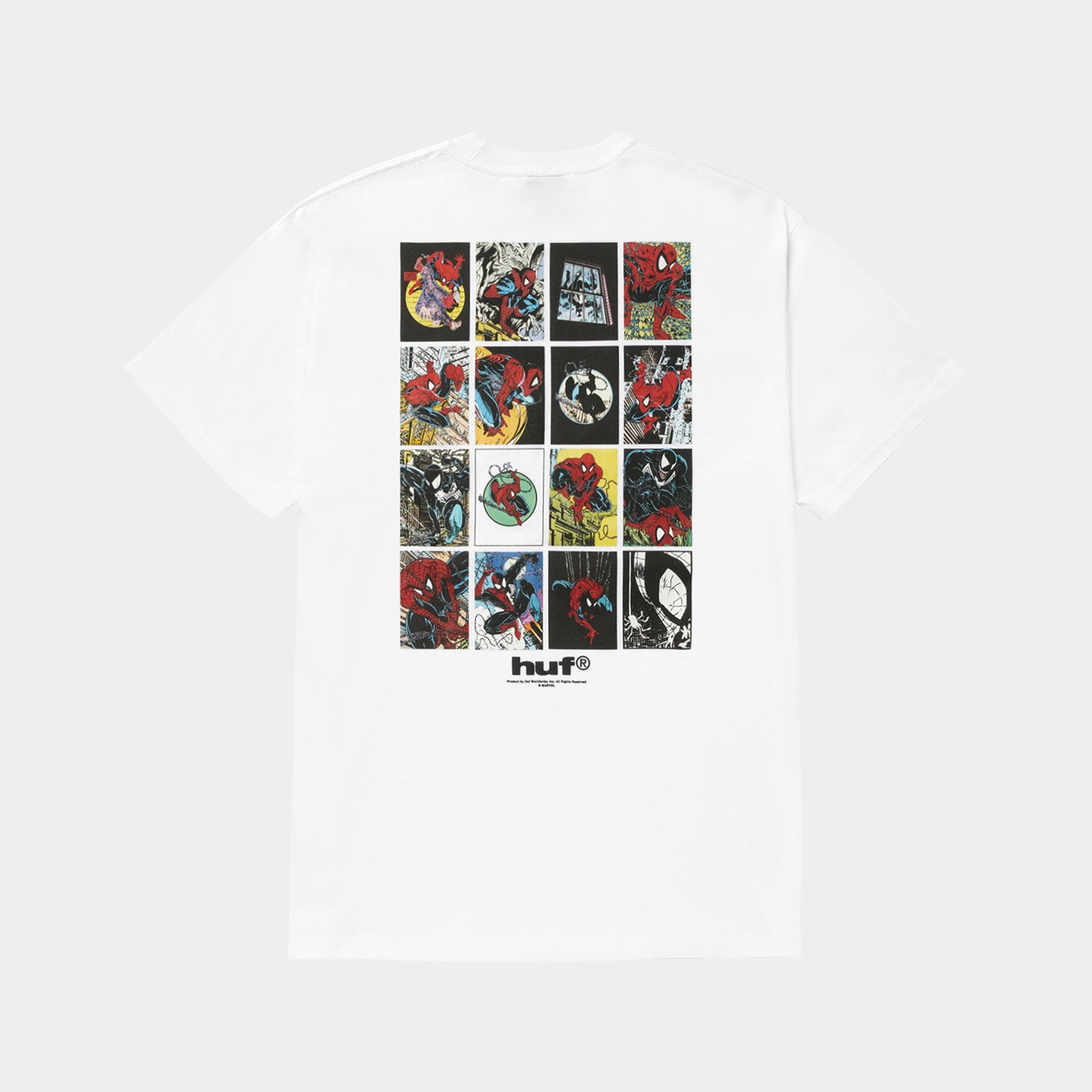 HUF (ハフ) Worldwide JP /T-SHIRTS（Tシャツ）/ HUF X MARVEL SPIDER-MAN COLLECTOR TEE商品 / WHITE