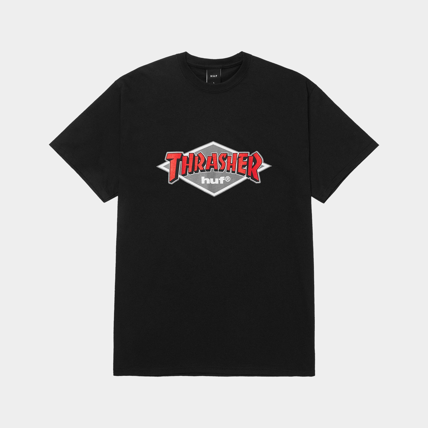 HUF (ハフ) Worldwide JP /T-SHIRTS（Tシャツ）/ HUF X THRASHER LOGO TEE商品 / BLACK