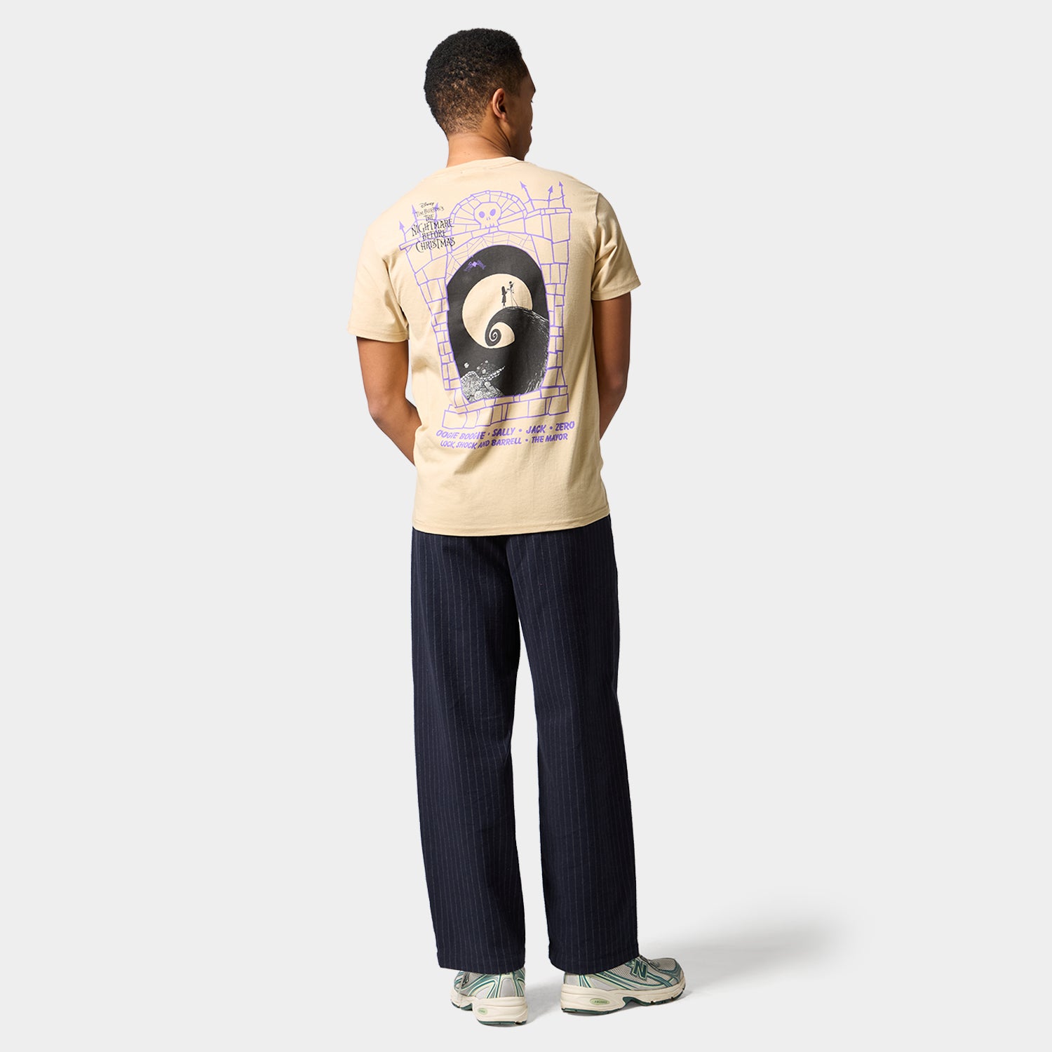 HUF (ハフ) Worldwide JP /T-SHIRTS（Tシャツ）/ HUF X NIGHTMARE BEFORE CHRISTMAS CAST TEE商品 / SAND