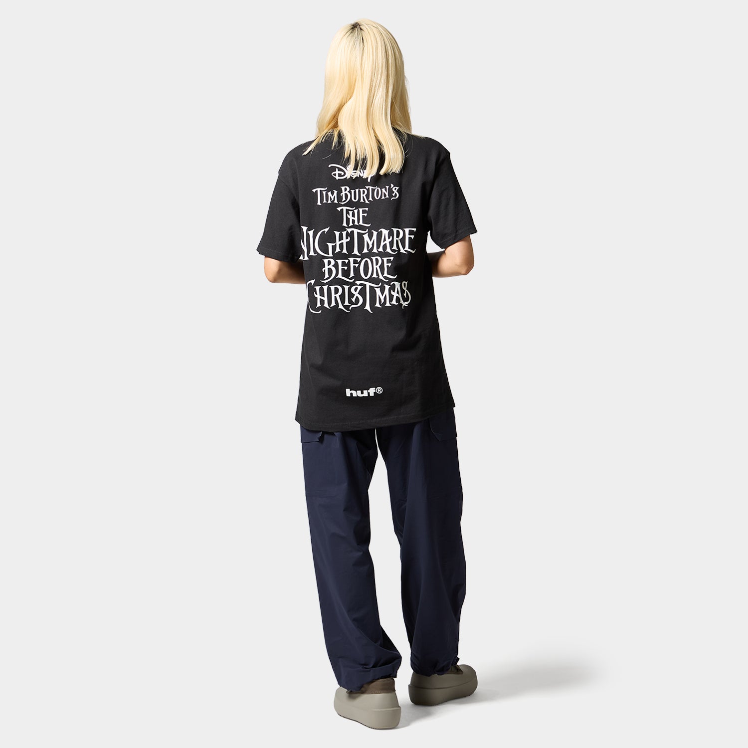 HUF (ハフ) Worldwide JP /T-SHIRTS（Tシャツ）/ HUF X NIGHTMARE BEFORE CHRISTMAS SPIRAL HILL TEE商品 / BLACK