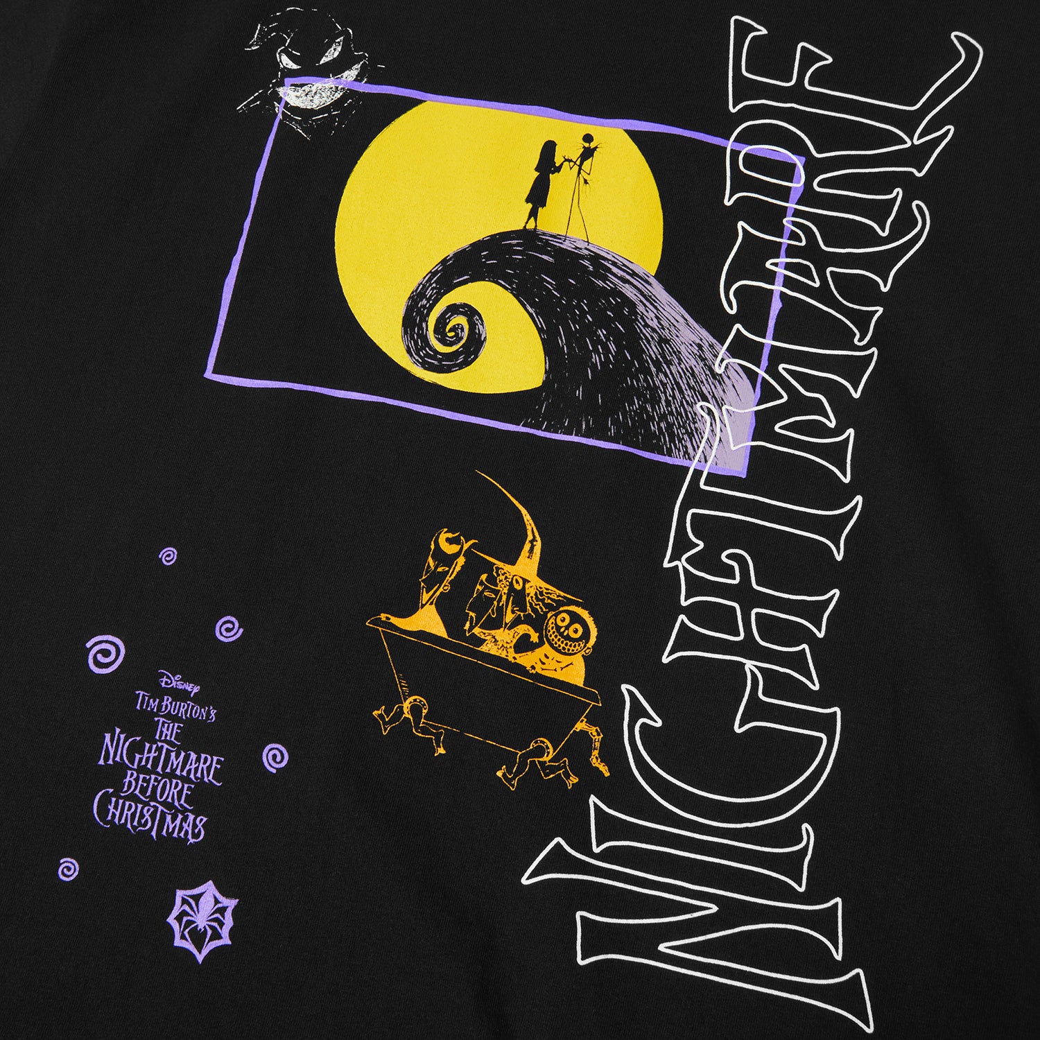 HUF (ハフ) Worldwide JP /T-SHIRTS（Tシャツ）/ HUF X NIGHTMARE BEFORE CHRISTMAS DREAM TEE商品 / BLACK