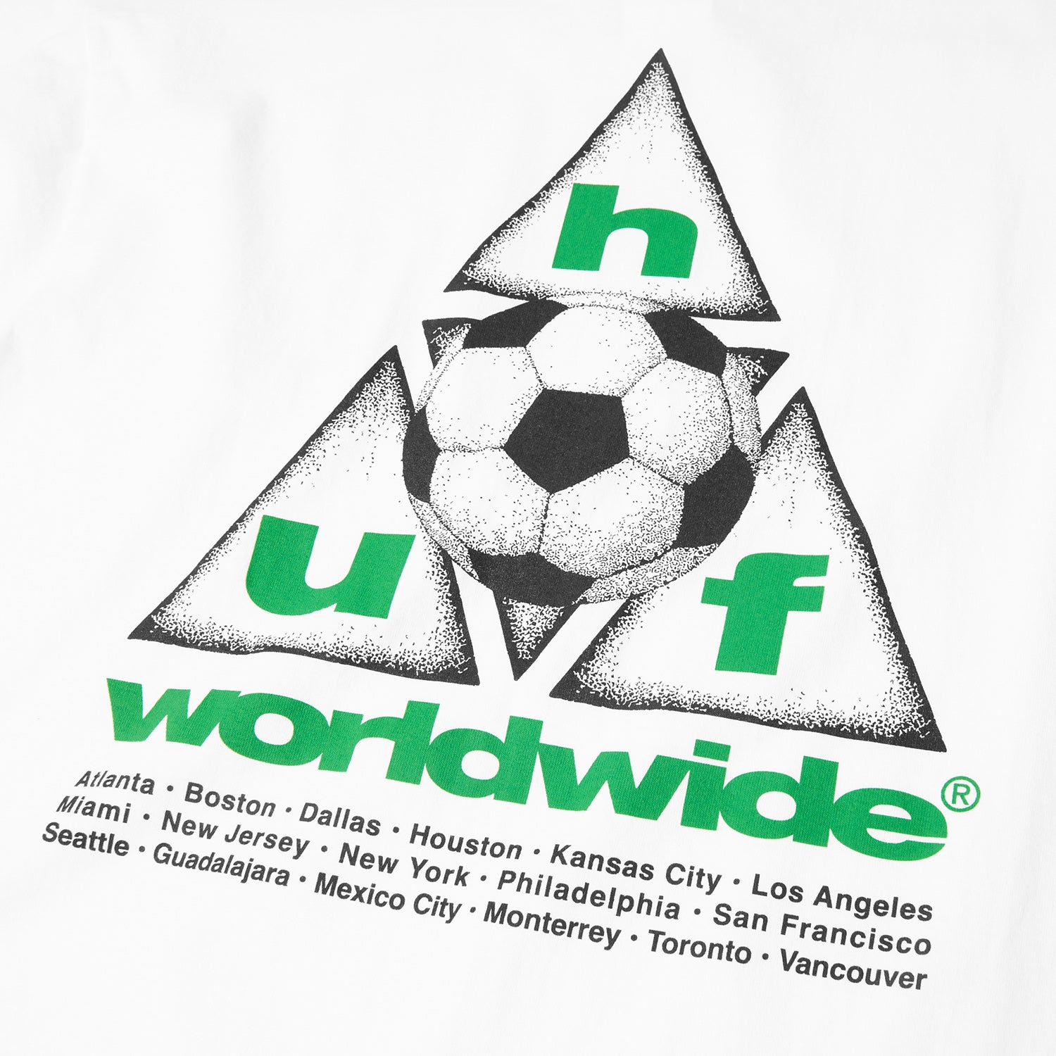 HUF (ハフ) Worldwide JP /T-SHIRTS（Tシャツ）/ STRIKER TT TEE商品 / WHITE
