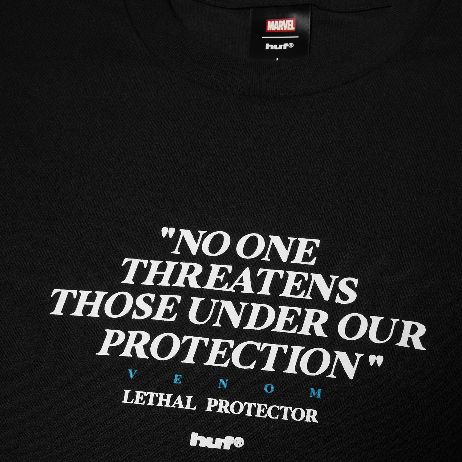 HUF (ハフ) Worldwide JP /T-SHIRTS（Tシャツ）/ HUF X MARVEL VENOM PROTECTOR TEE商品 / BLACK