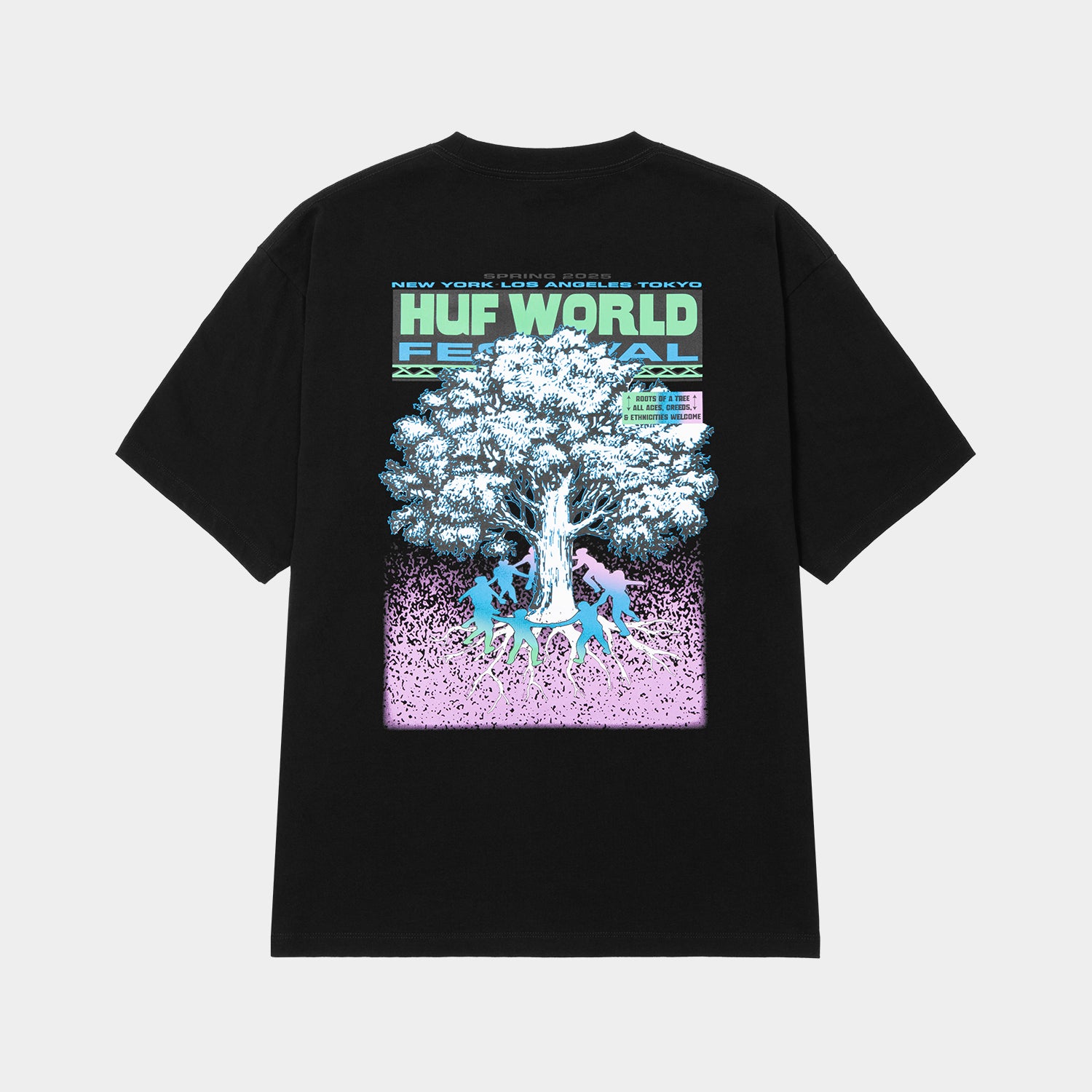 HUF (ハフ) Worldwide JP /T-SHIRTS（Tシャツ）/ WORLD FESTIVAL TEE商品 / WHITE