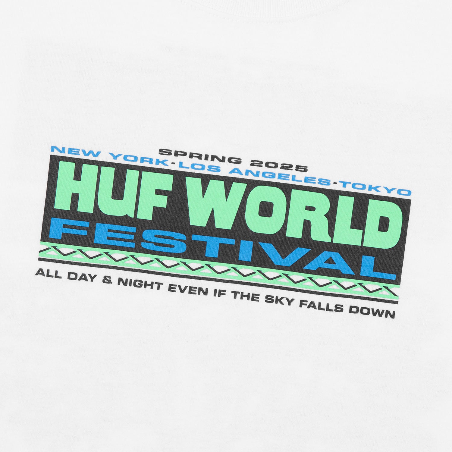 HUF (ハフ) Worldwide JP /T-SHIRTS（Tシャツ）/ WORLD FESTIVAL TEE商品 / WHITE