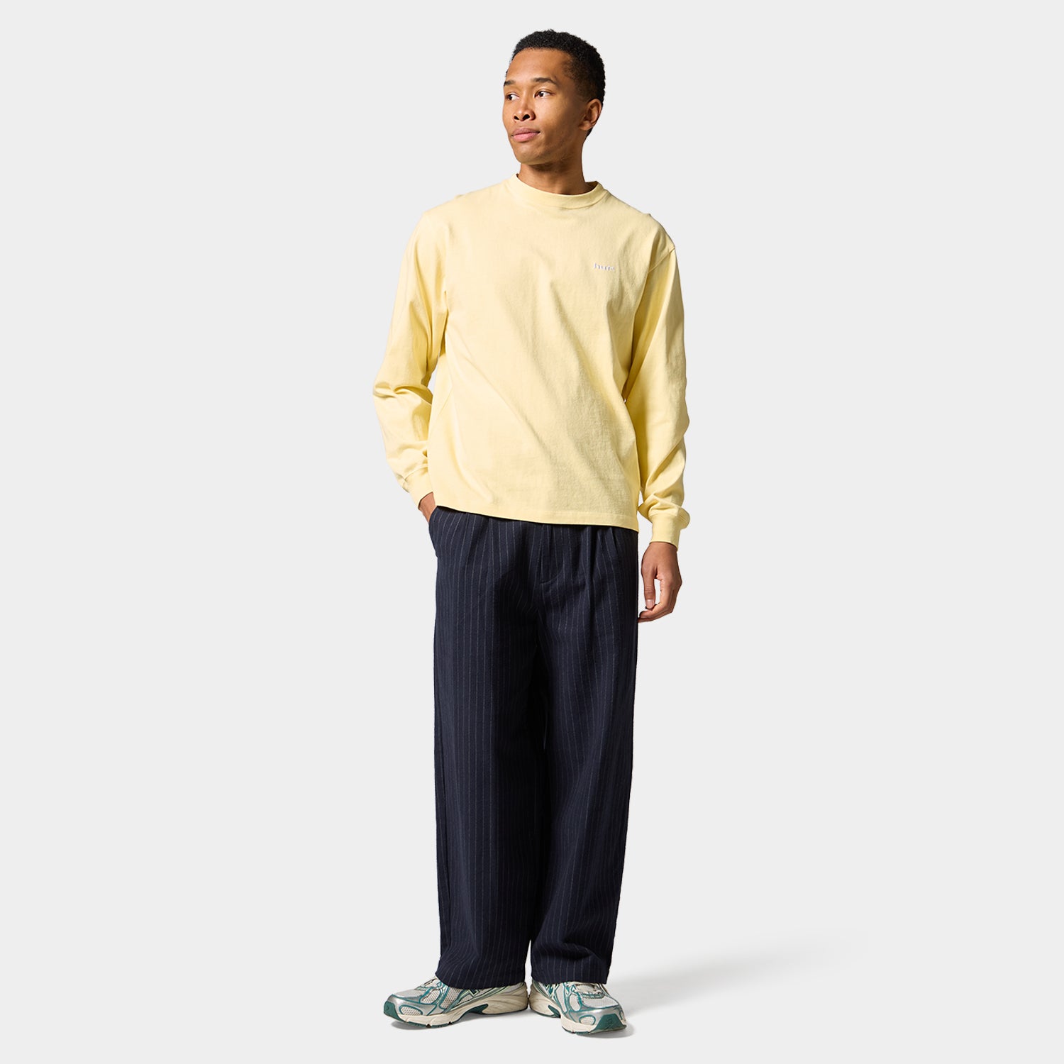 HUF (ハフ) Worldwide JP /T-SHIRTS（Tシャツ）/ HUF eightynine LS TEE商品 / YELLOW